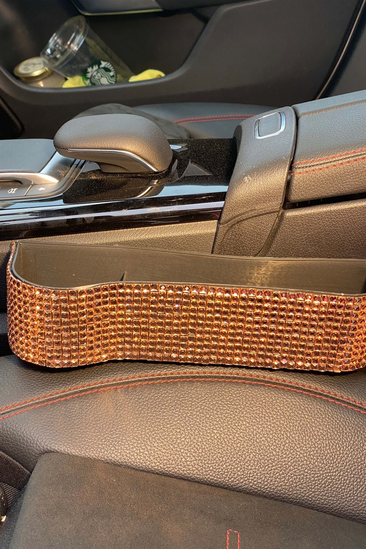 Rose Gold Baget Sol Koltuk Organizer
