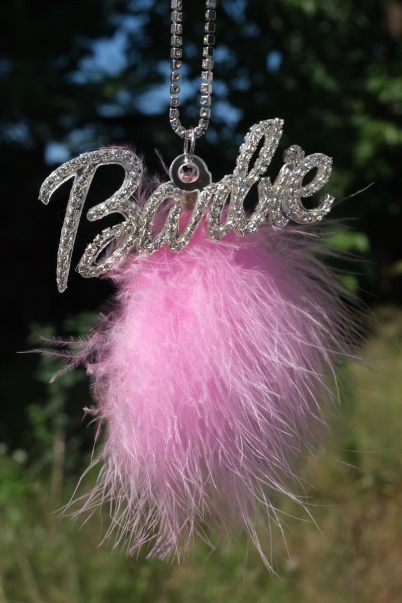 Barbie Yazılı Dikiz Süsü