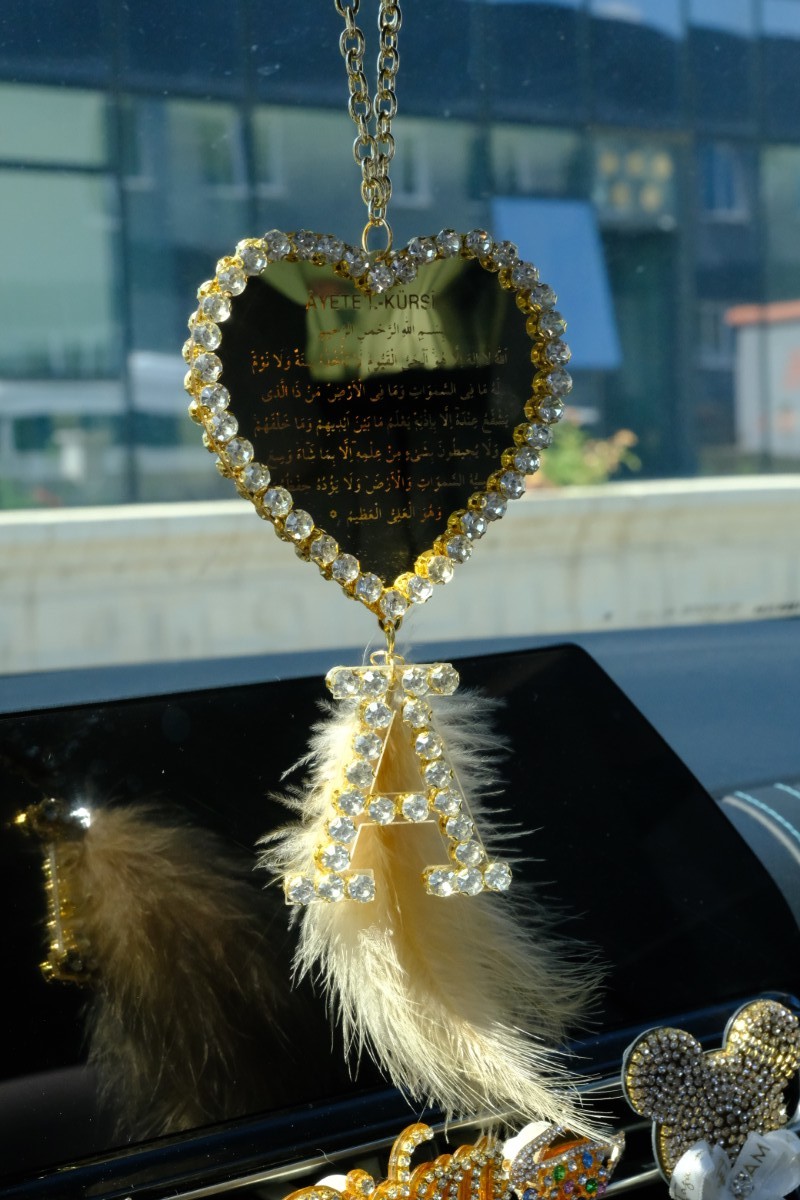 Gold Kalp Düş Kapanı Ayetel Kürsi Nazar Duası Tüy Harf Seçenekli