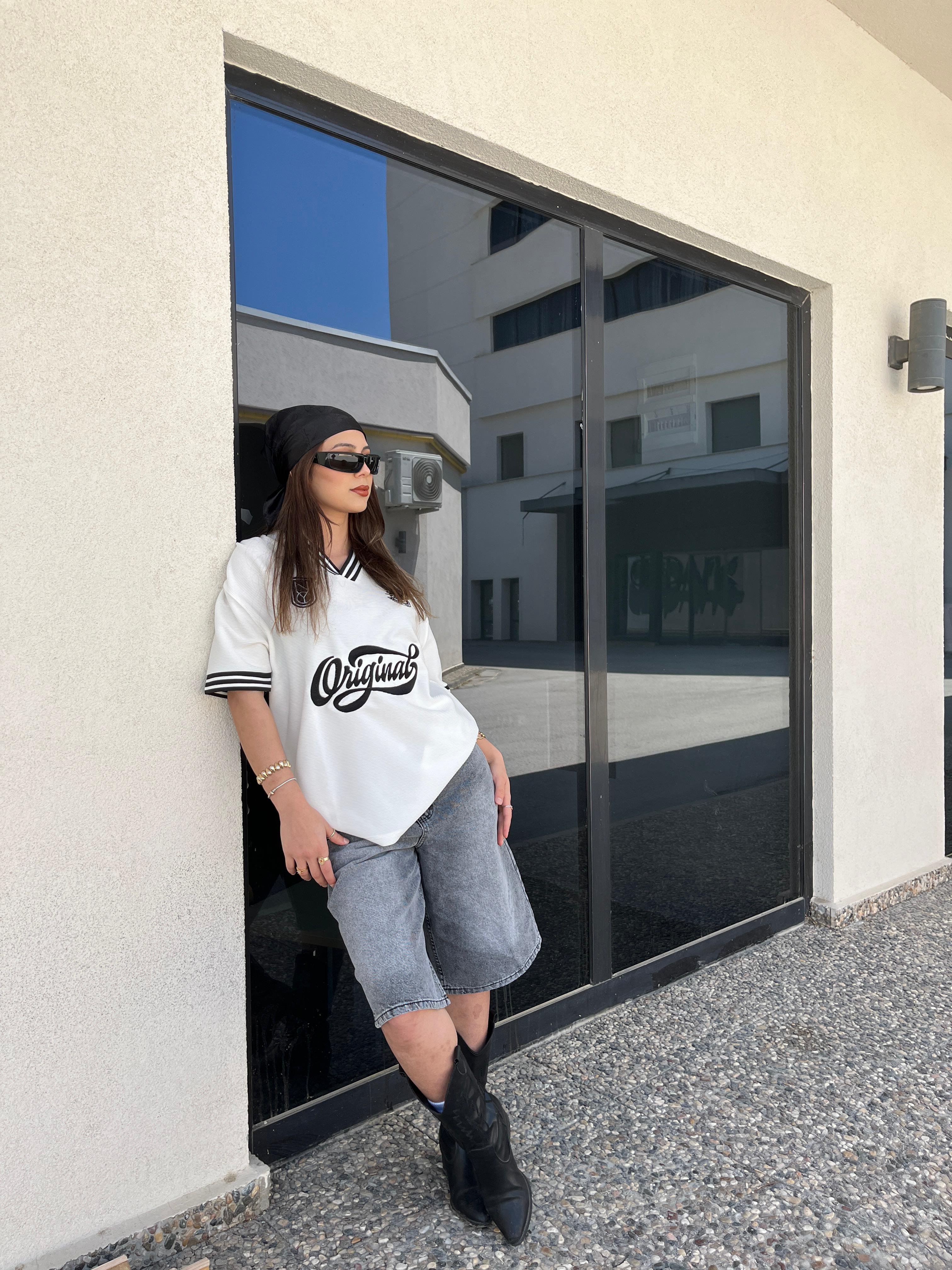 Grey Washed Unisex Baggy Short