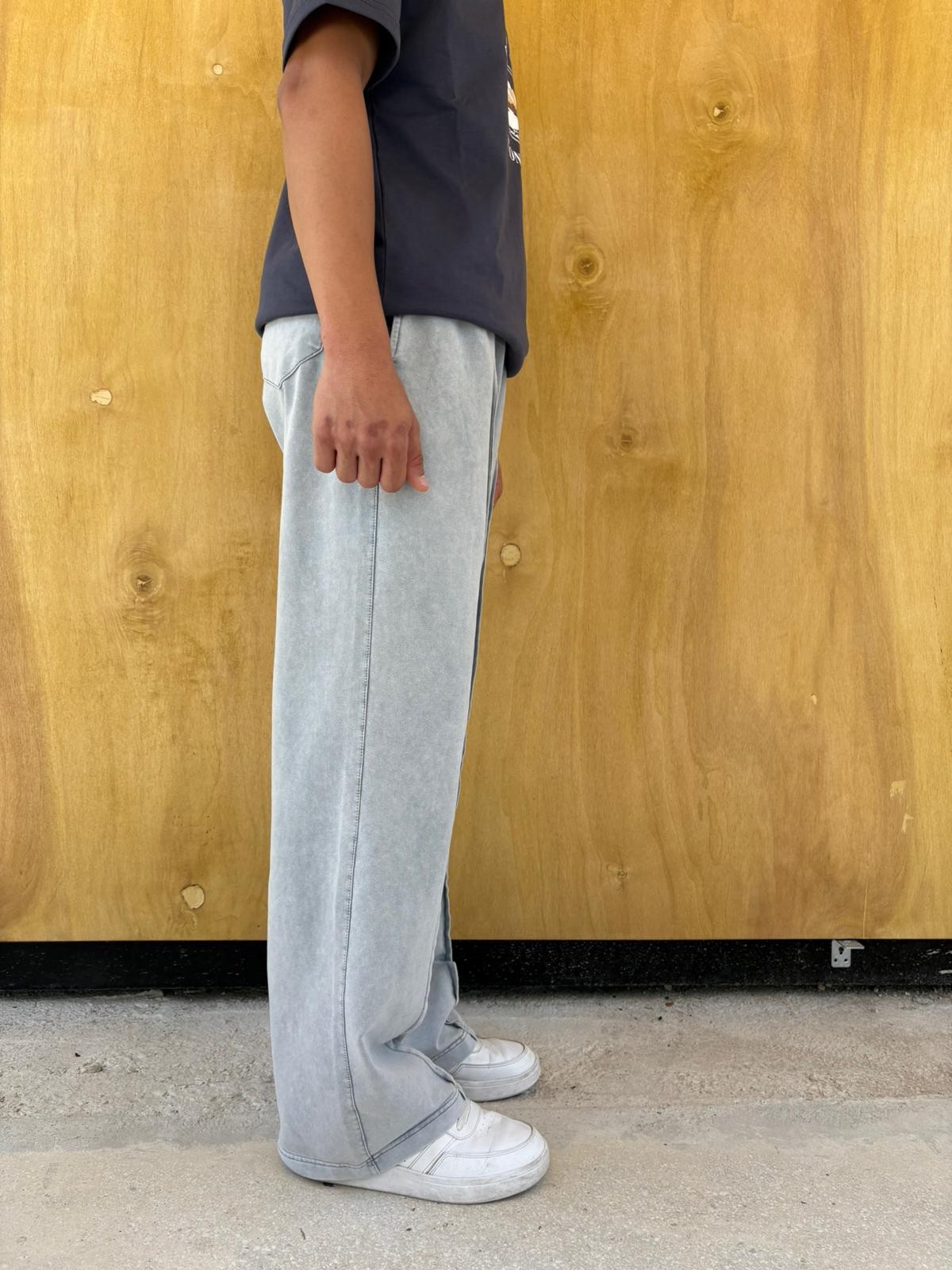Light Washed Baggy Sweatpants