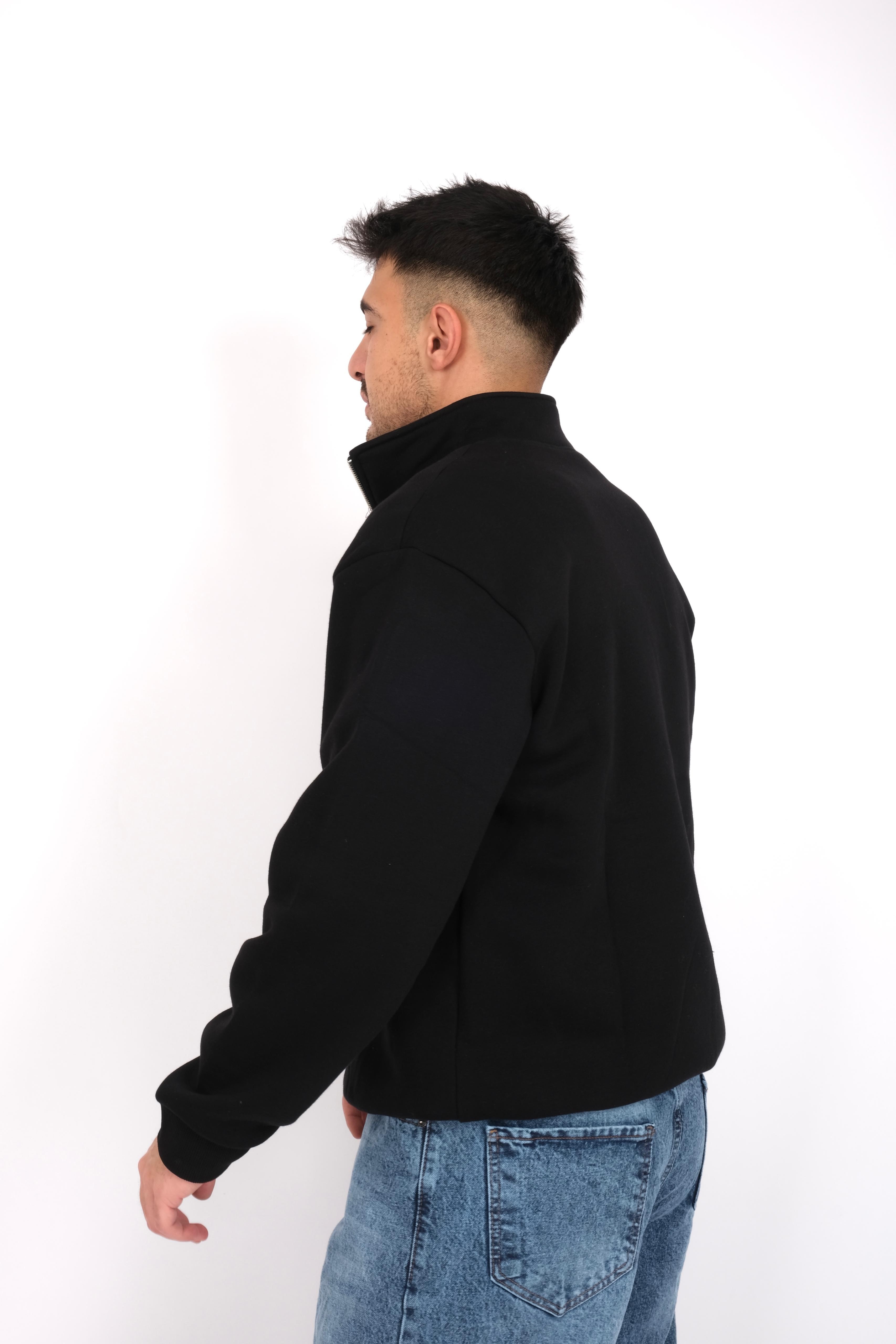 Quarter Zip Oversize Sweatshirt