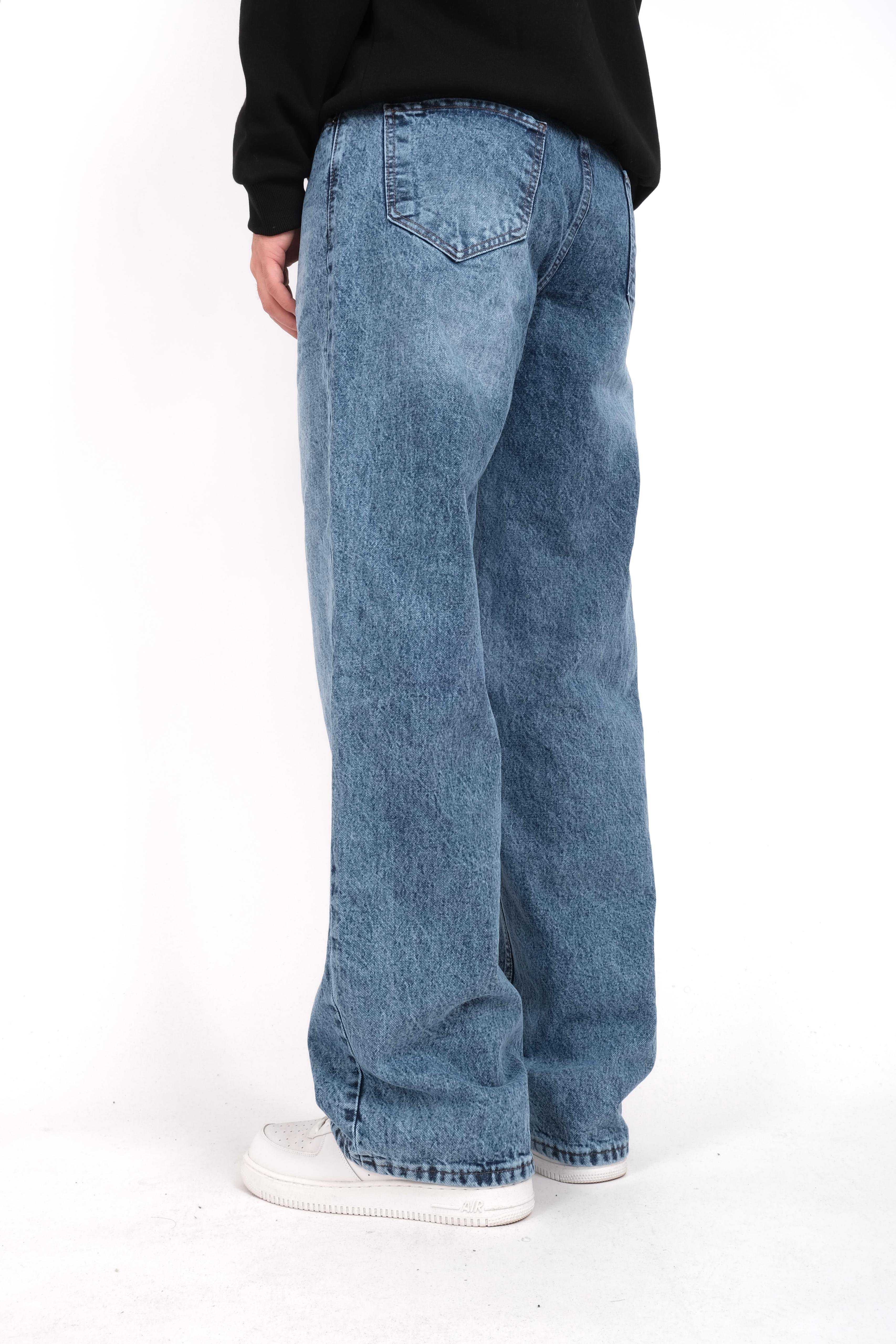 Baggy Jeans Washed Blue