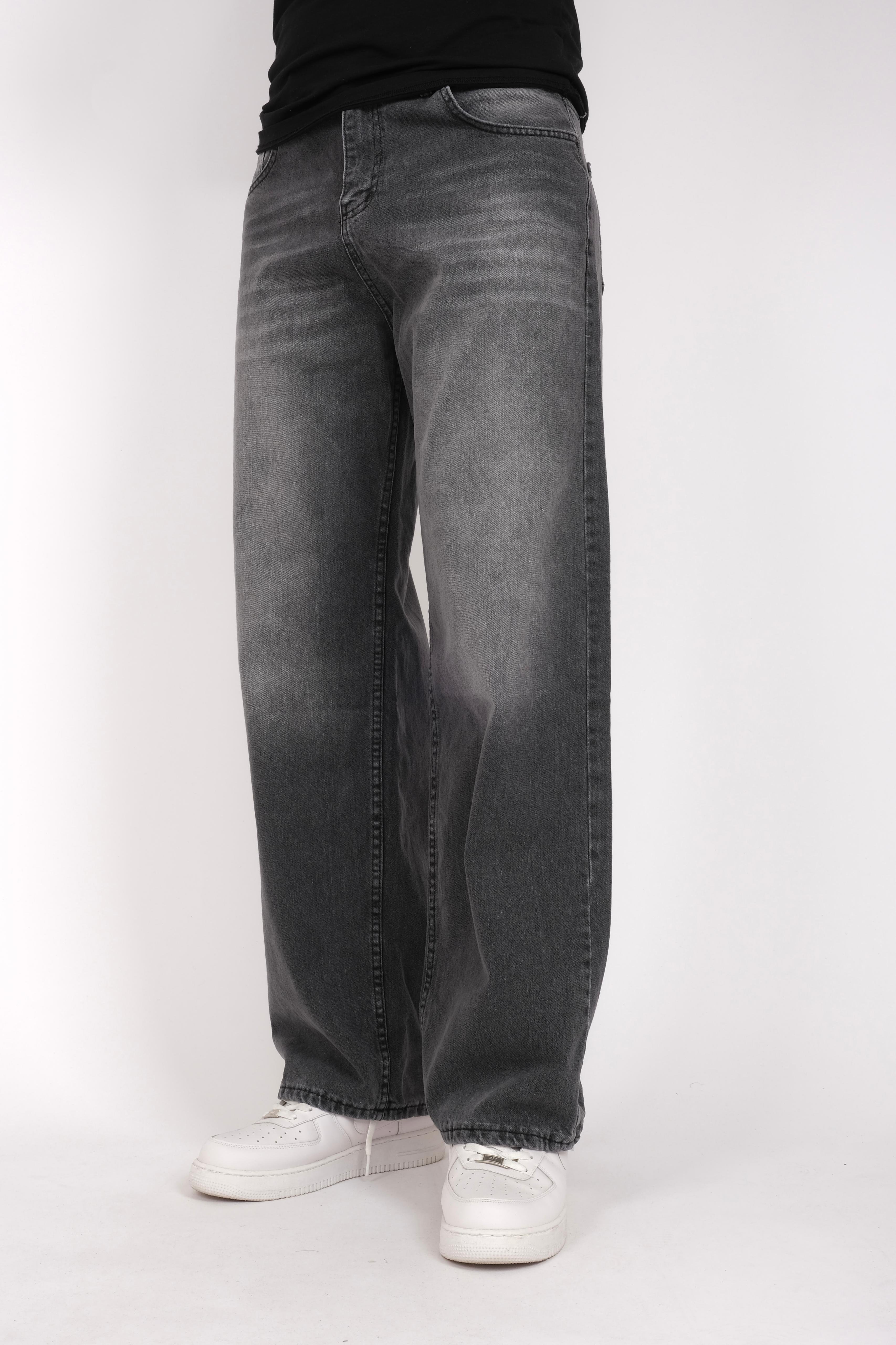 Dark Grey Baggy Jeans