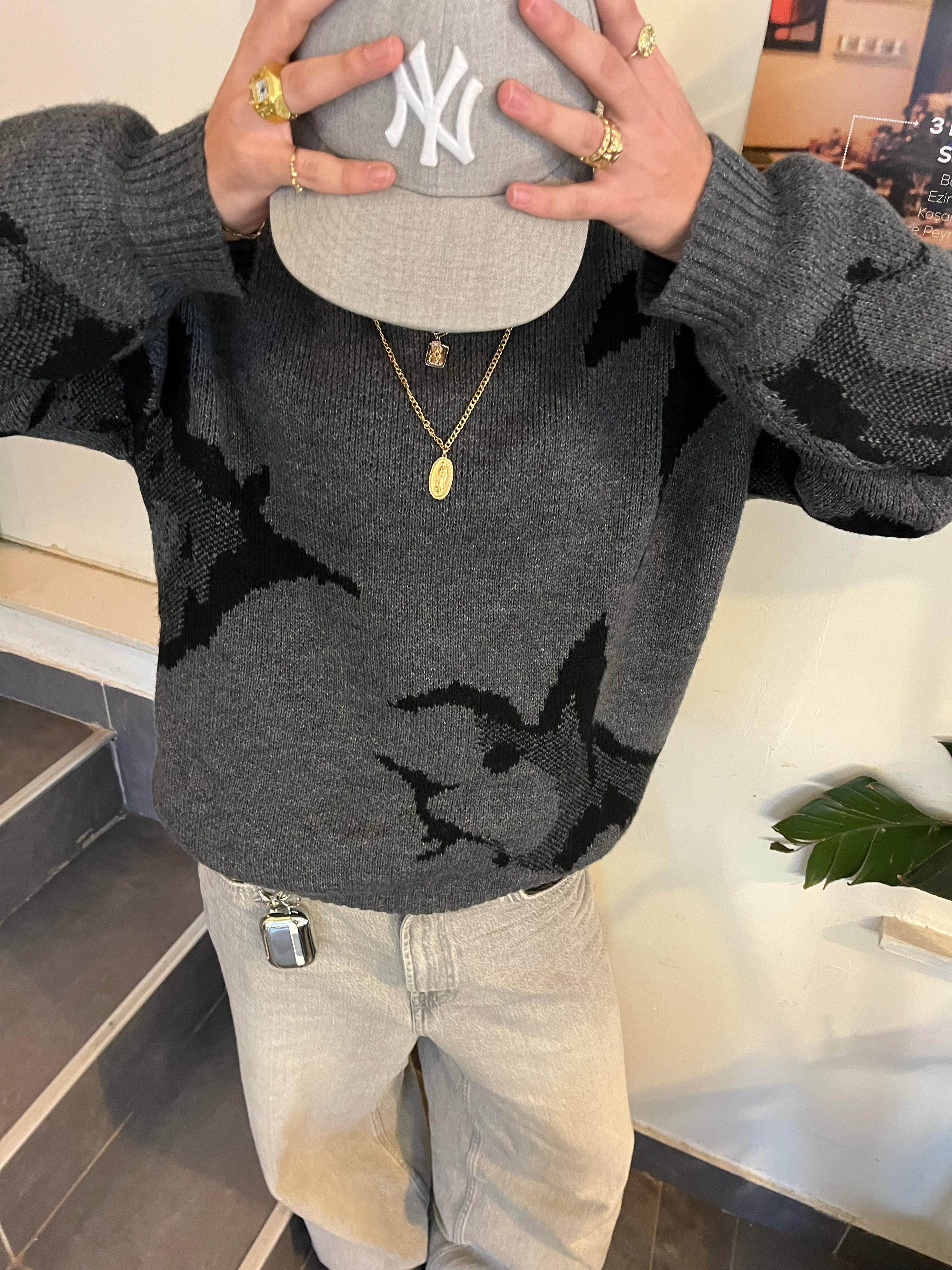 Printed Oversize Unisex Triko
