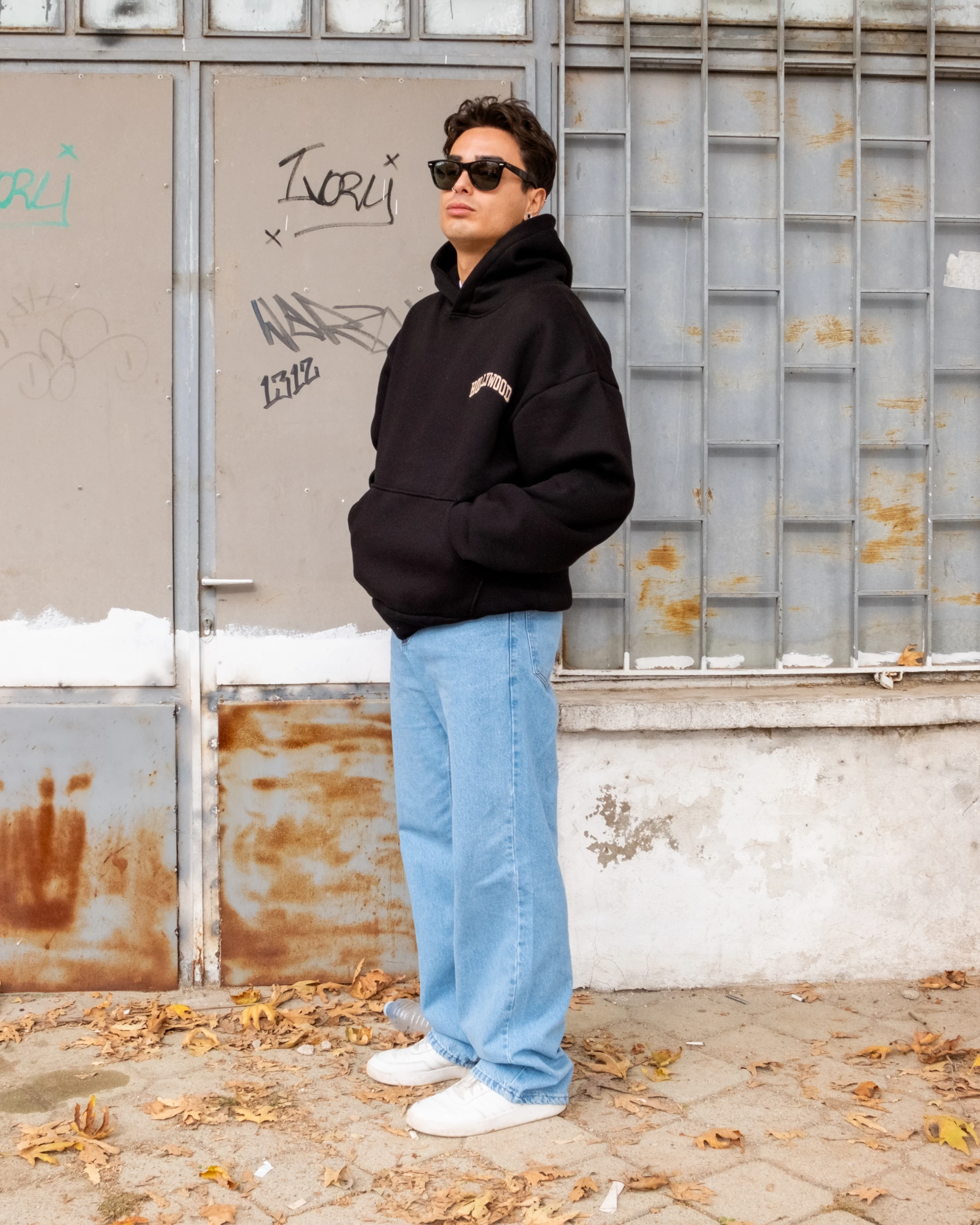 Light Blue Baggy Jeans Basic 