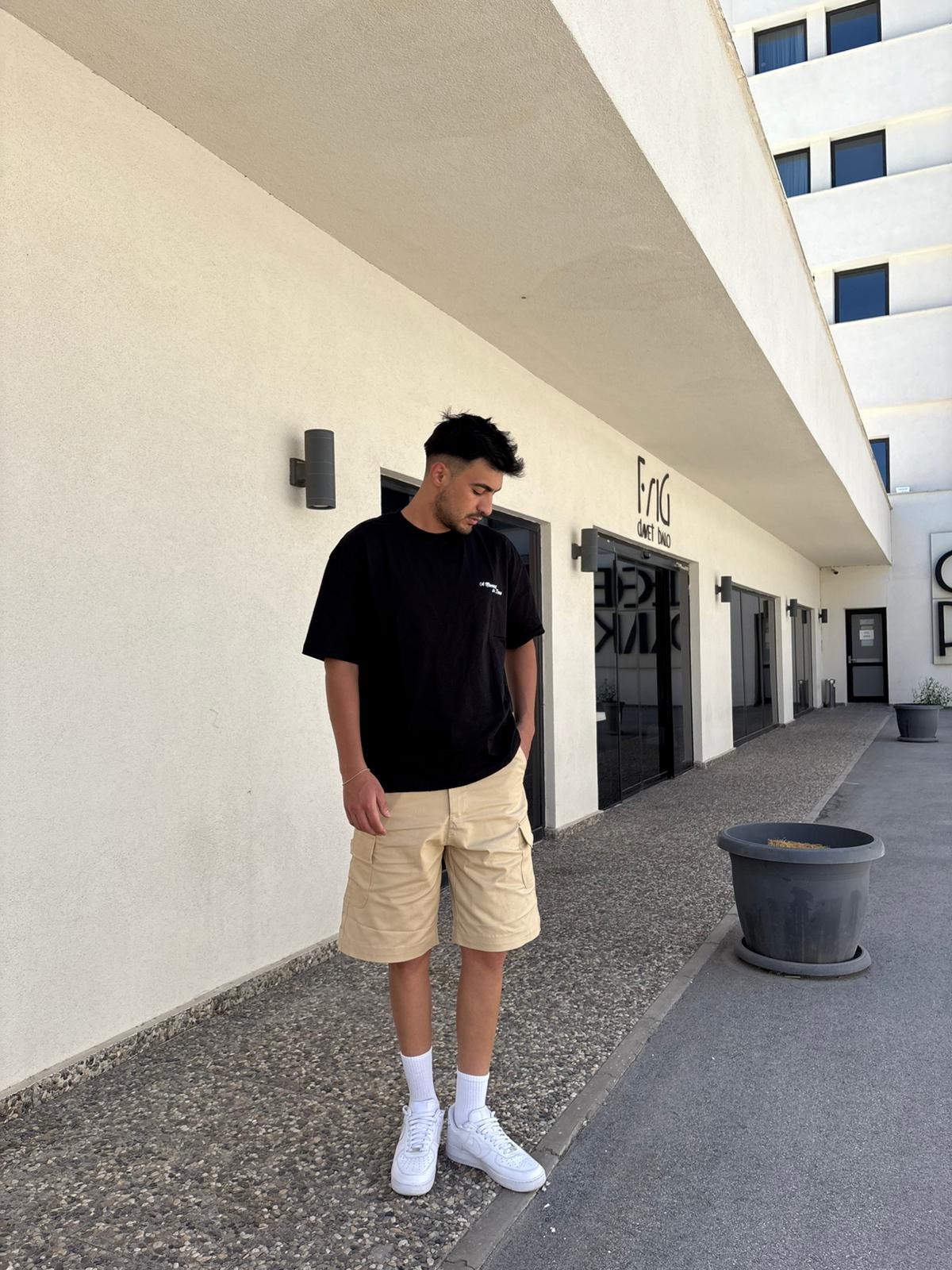 Baggy Cargo Short - Bej
