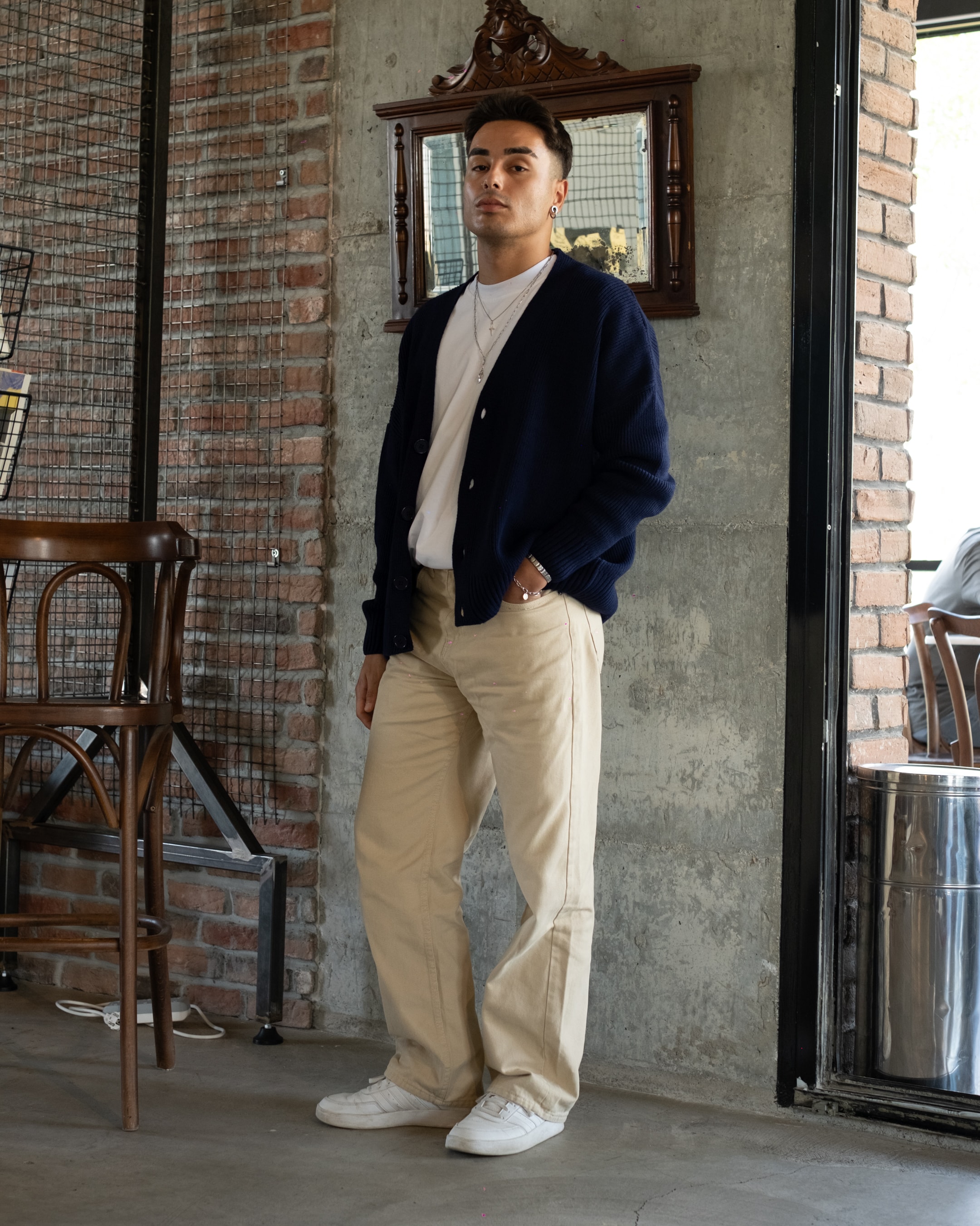 Krem Baggy Jeans