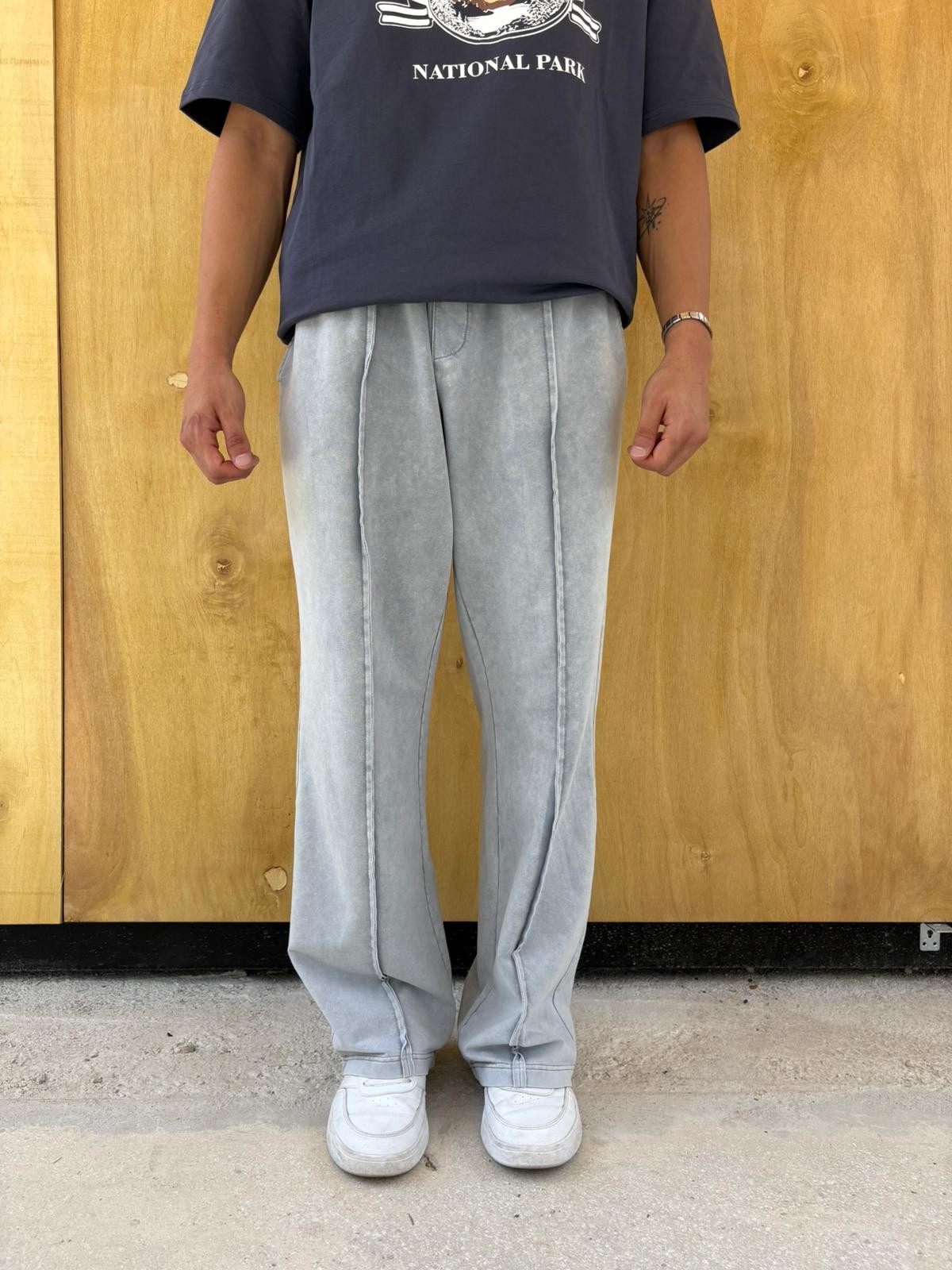 Light Washed Baggy Sweatpants