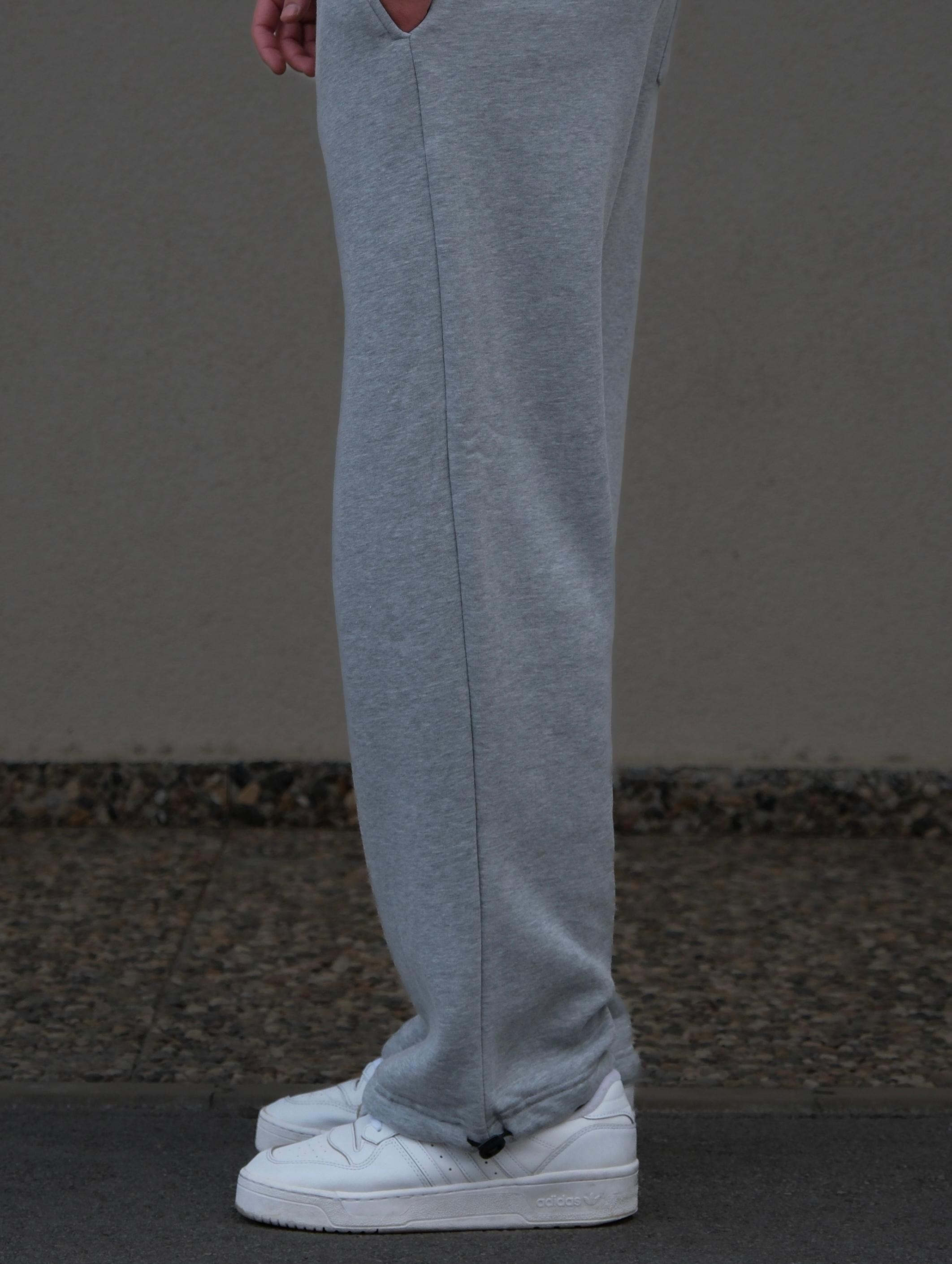 Grey Basic Baggy Sweatpants