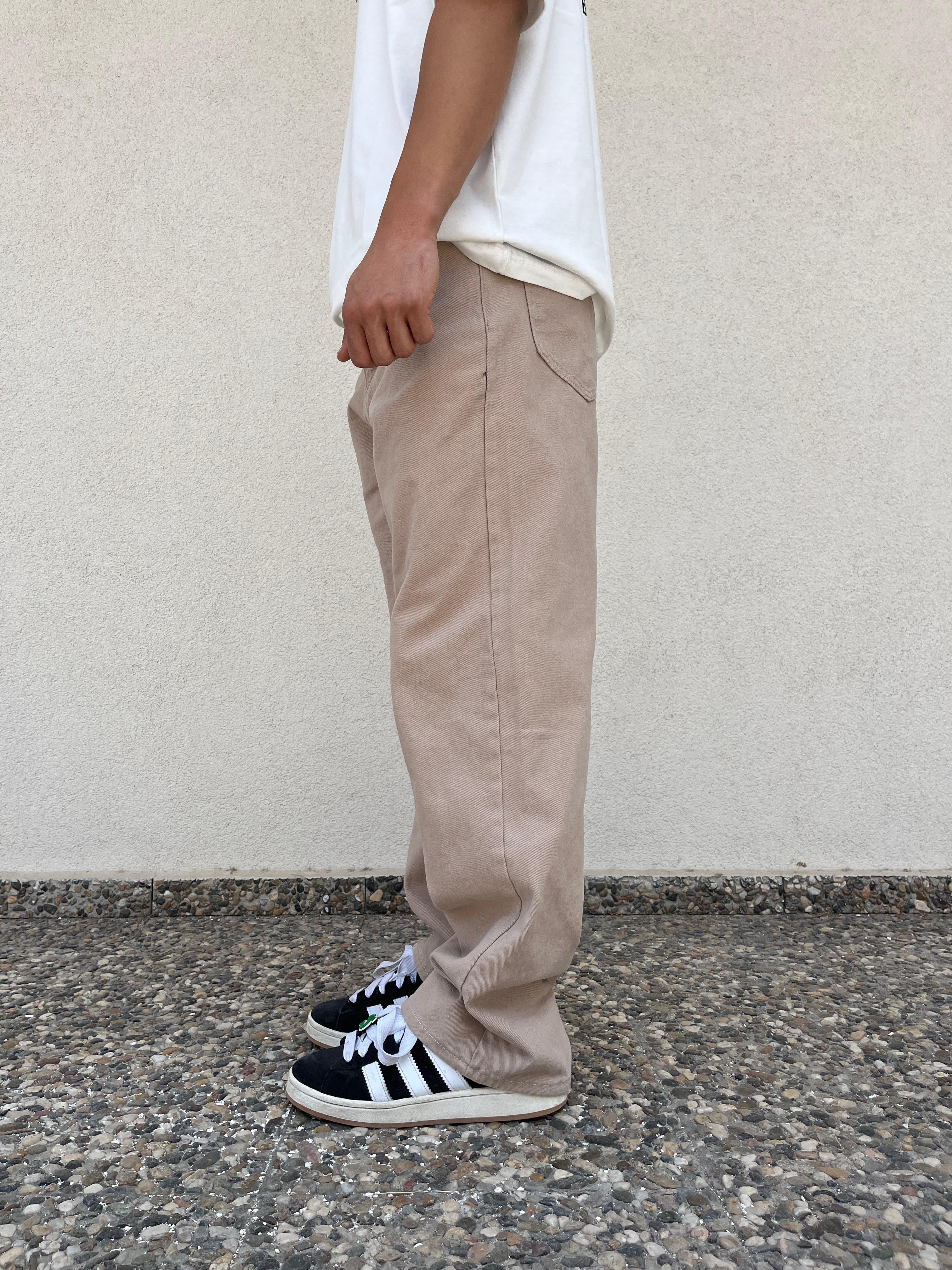 Bej Baggy Jeans