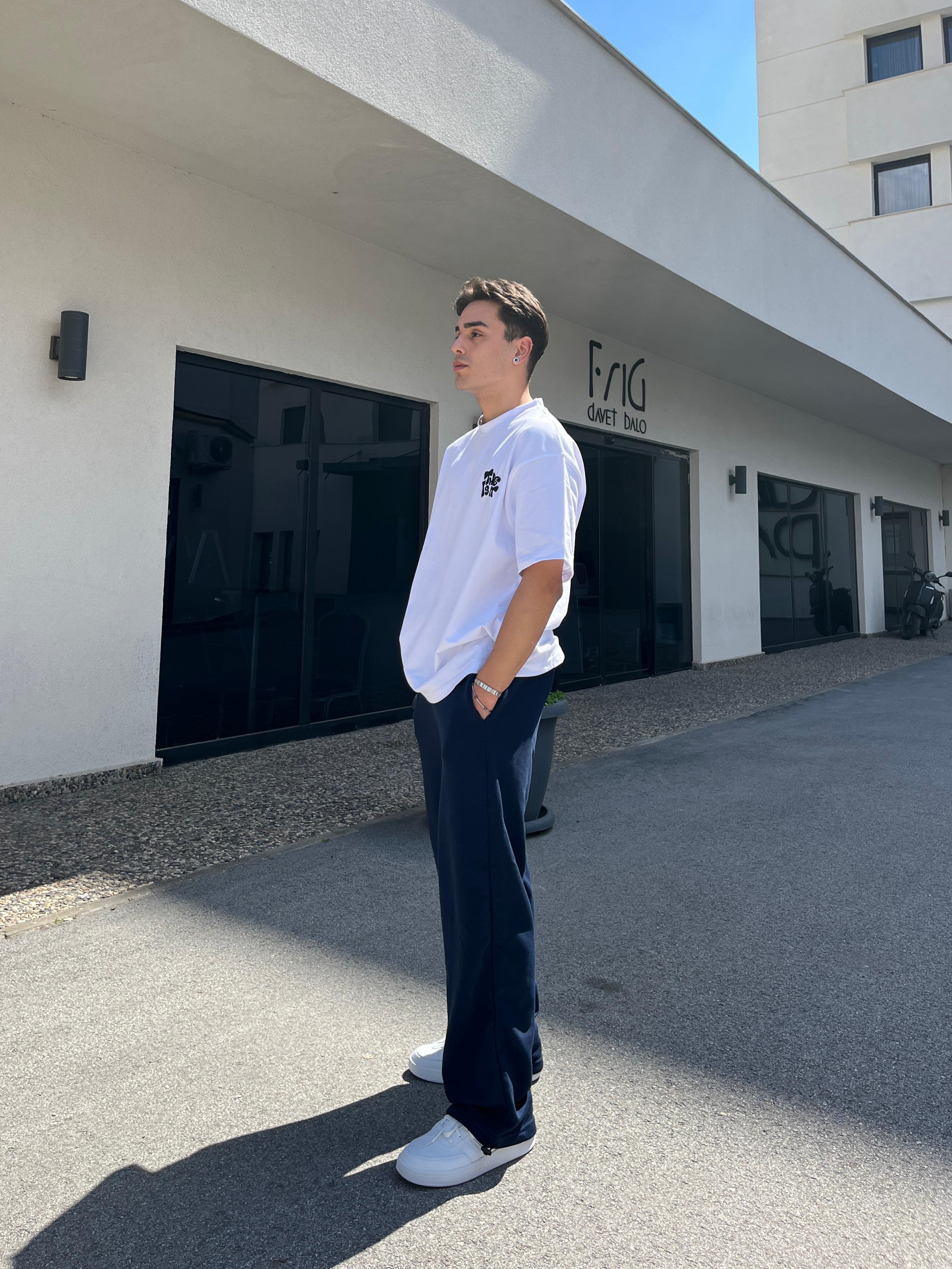 Lacivert Basic Baggy Sweatpants- Summer
