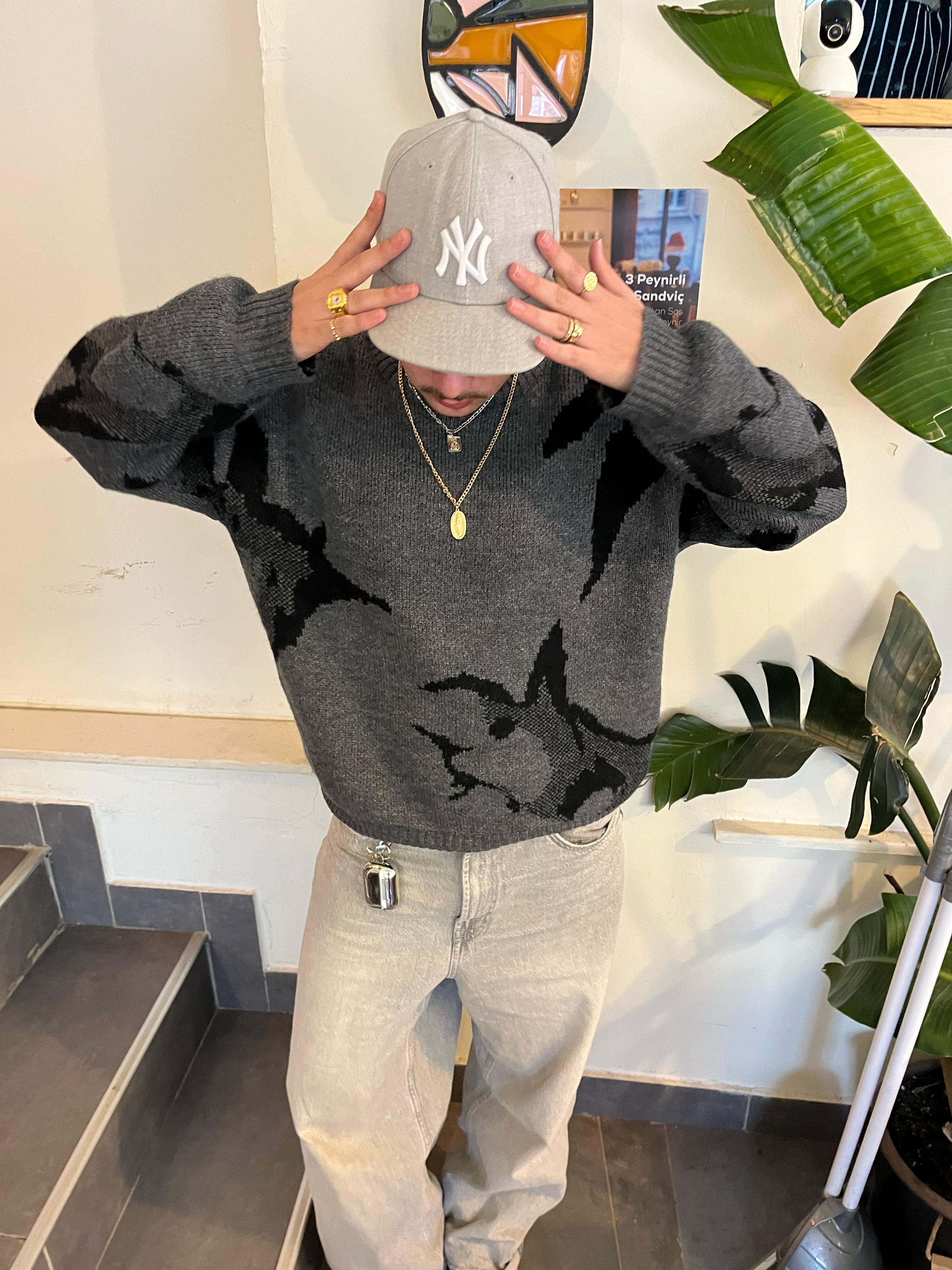 Printed Oversize Unisex Triko