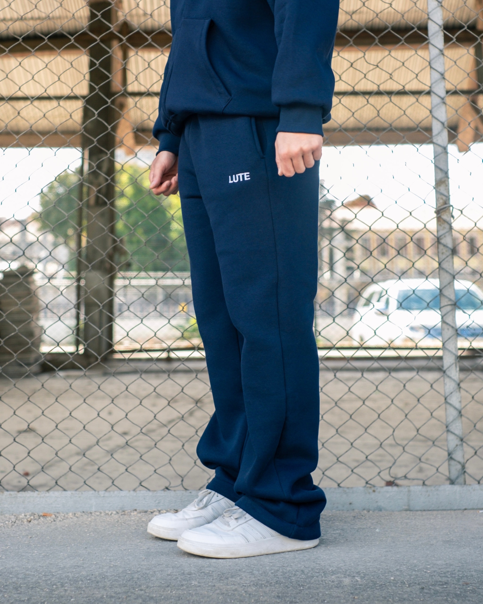 LUTE Lacivert Premium Baggy Eşofman Altı