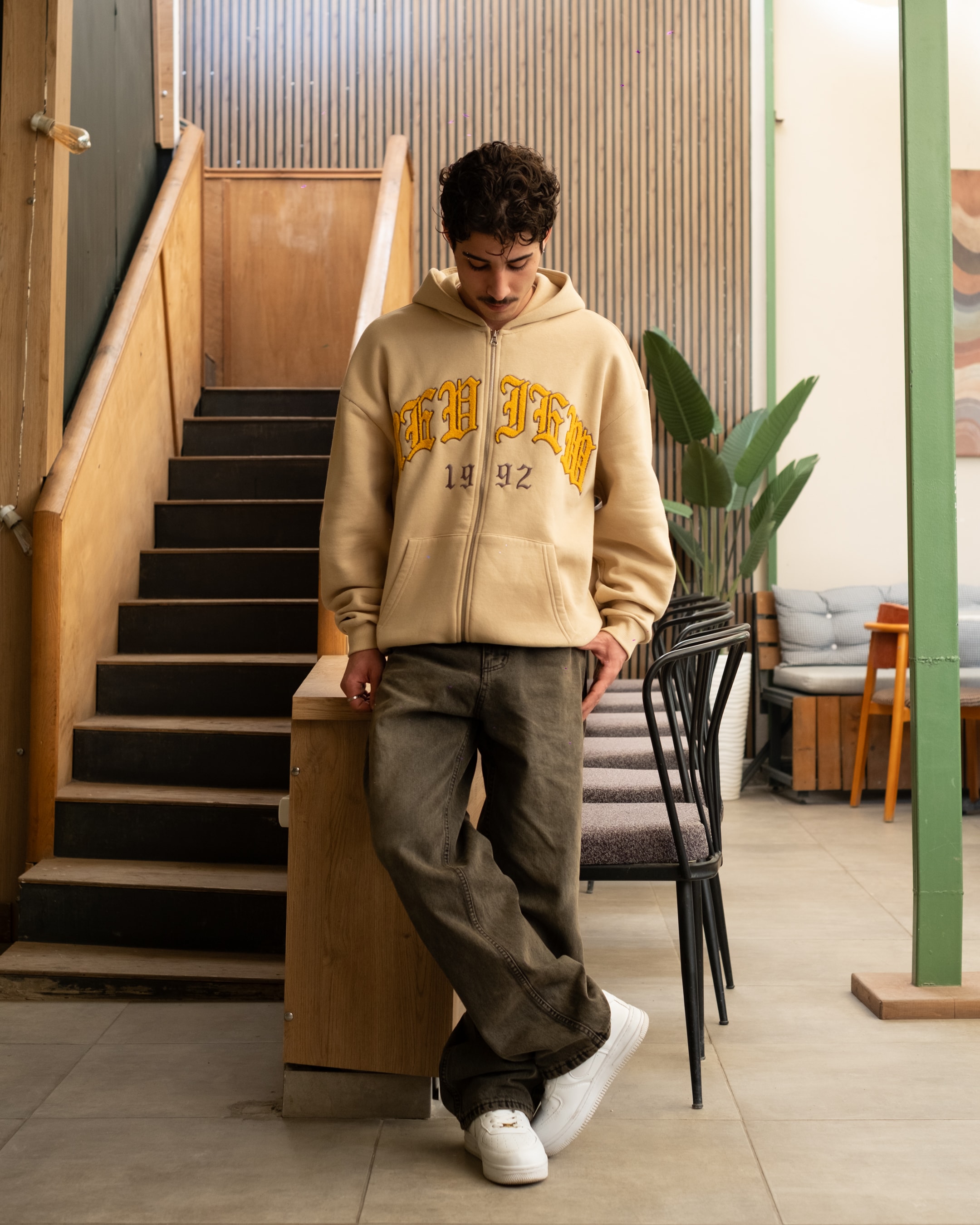 R. Premium Oversize Full Zip Hoodie
