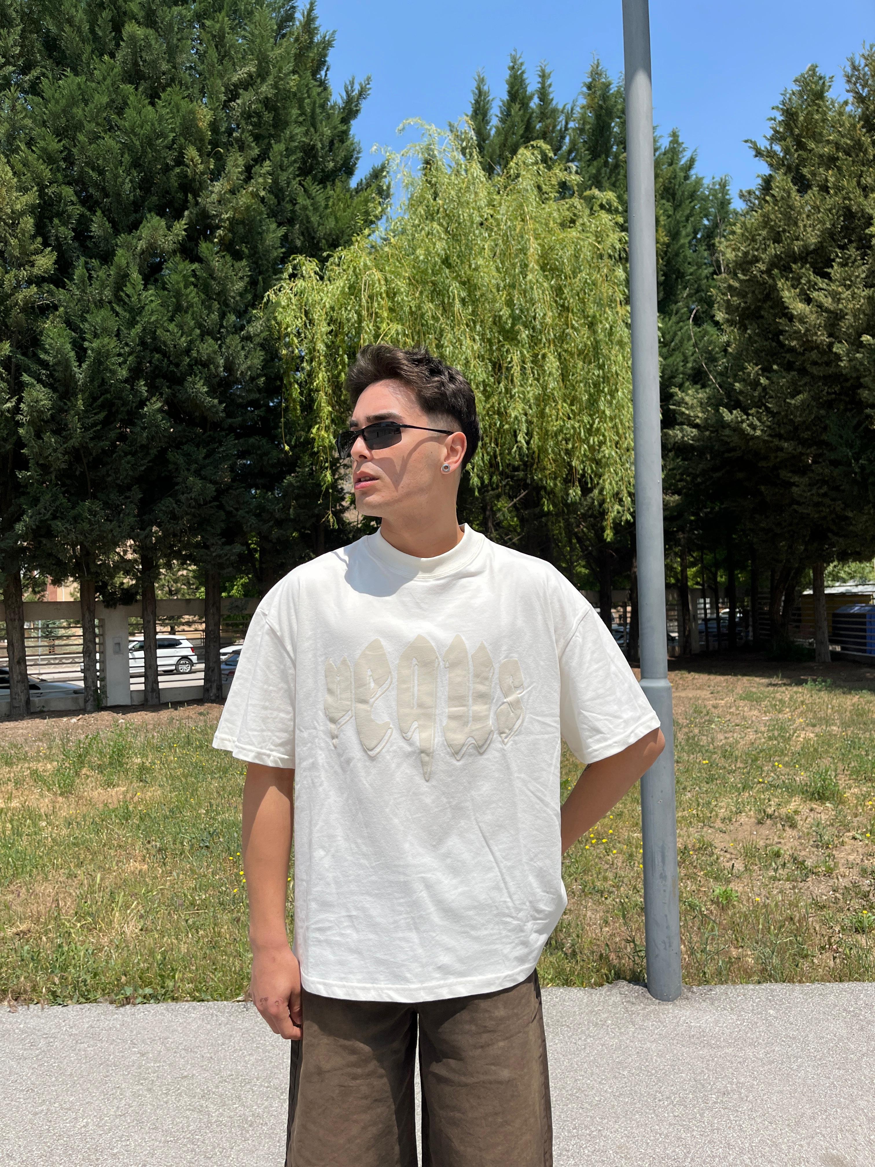 Cream Premium Oversize T-Shirt- Unisex