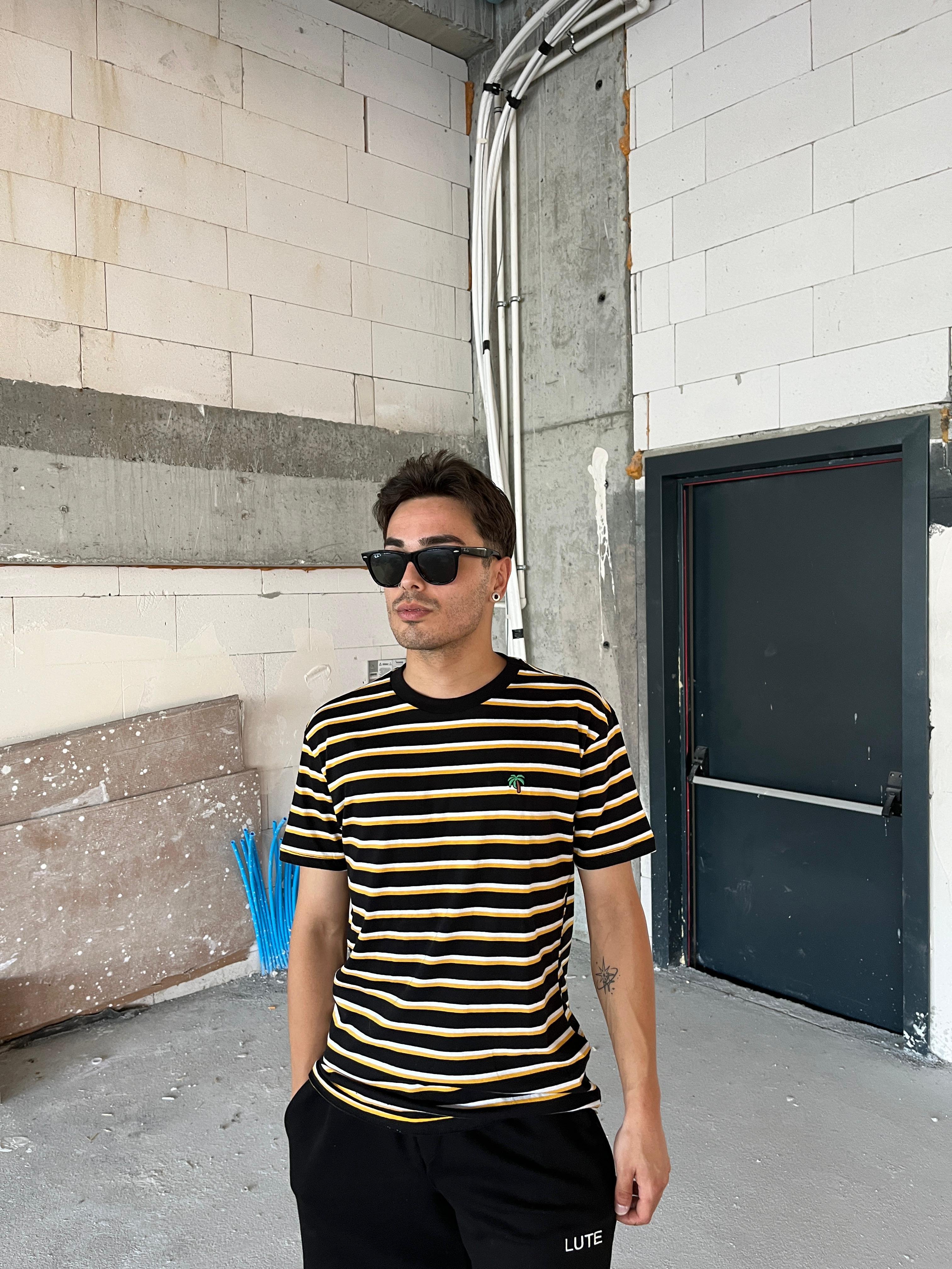 Çizgili Relaxed Fit T-Shirt