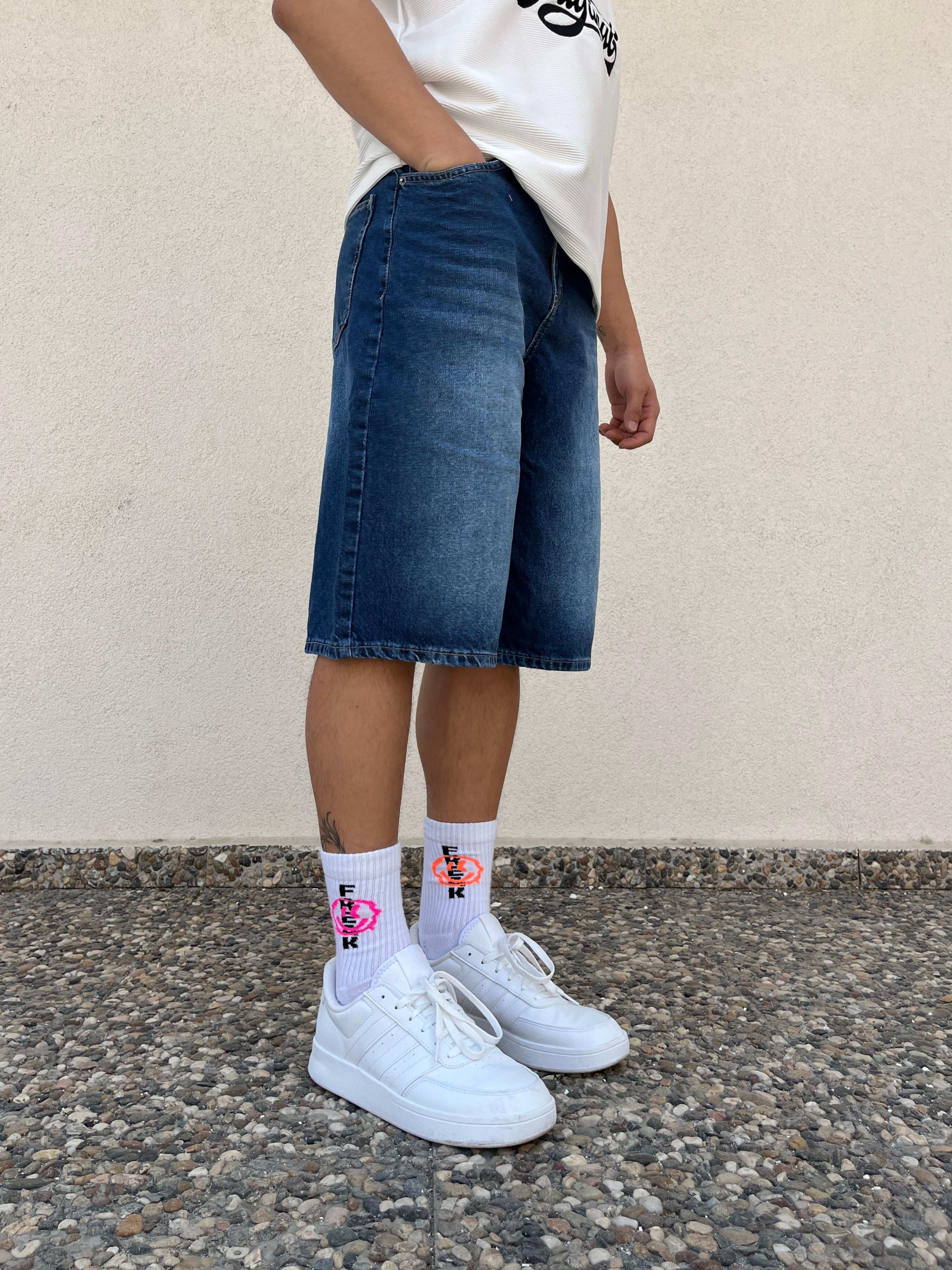 Dark Blue Baggy Unisex Short