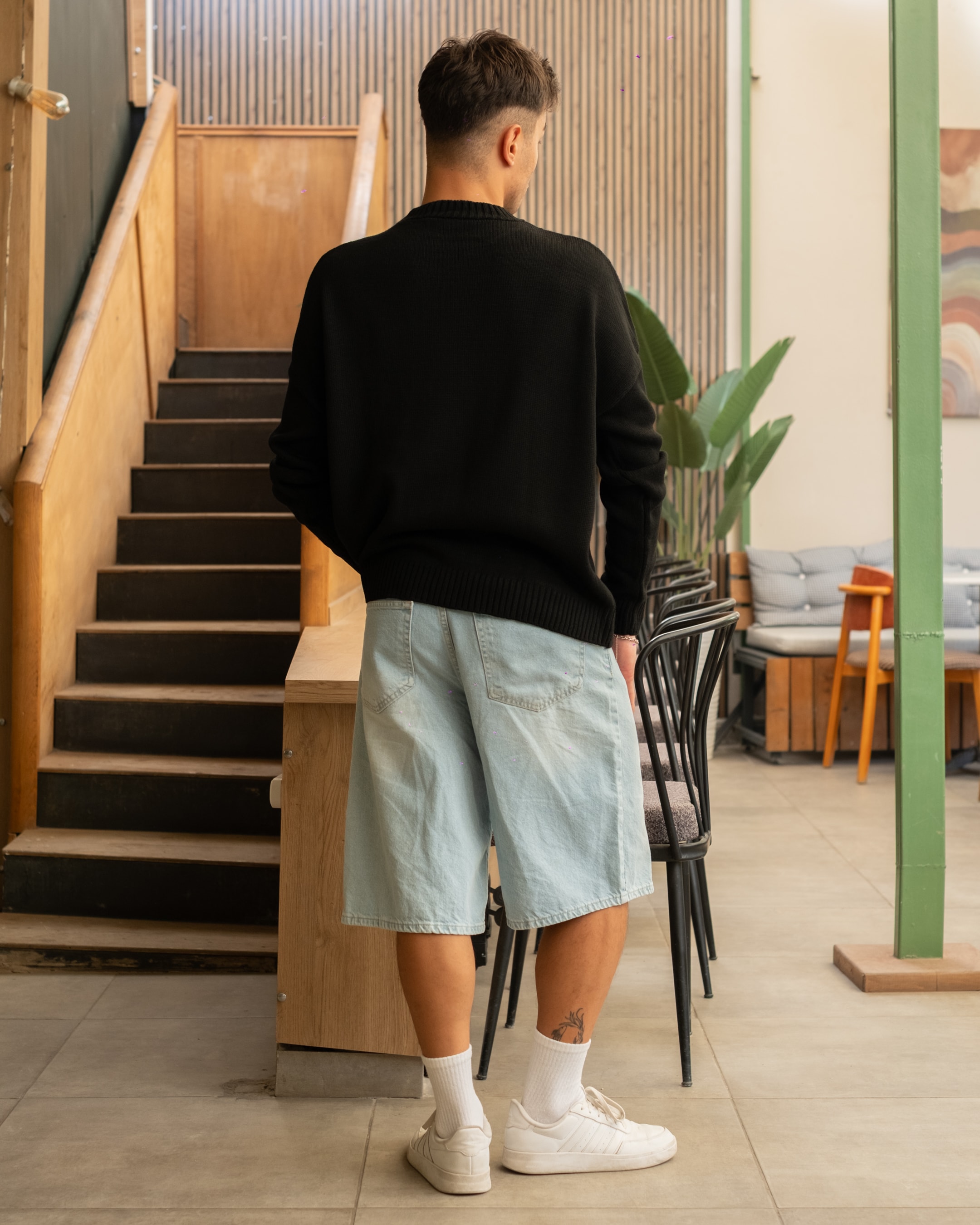 Basic Oversize Triko -Siyah
