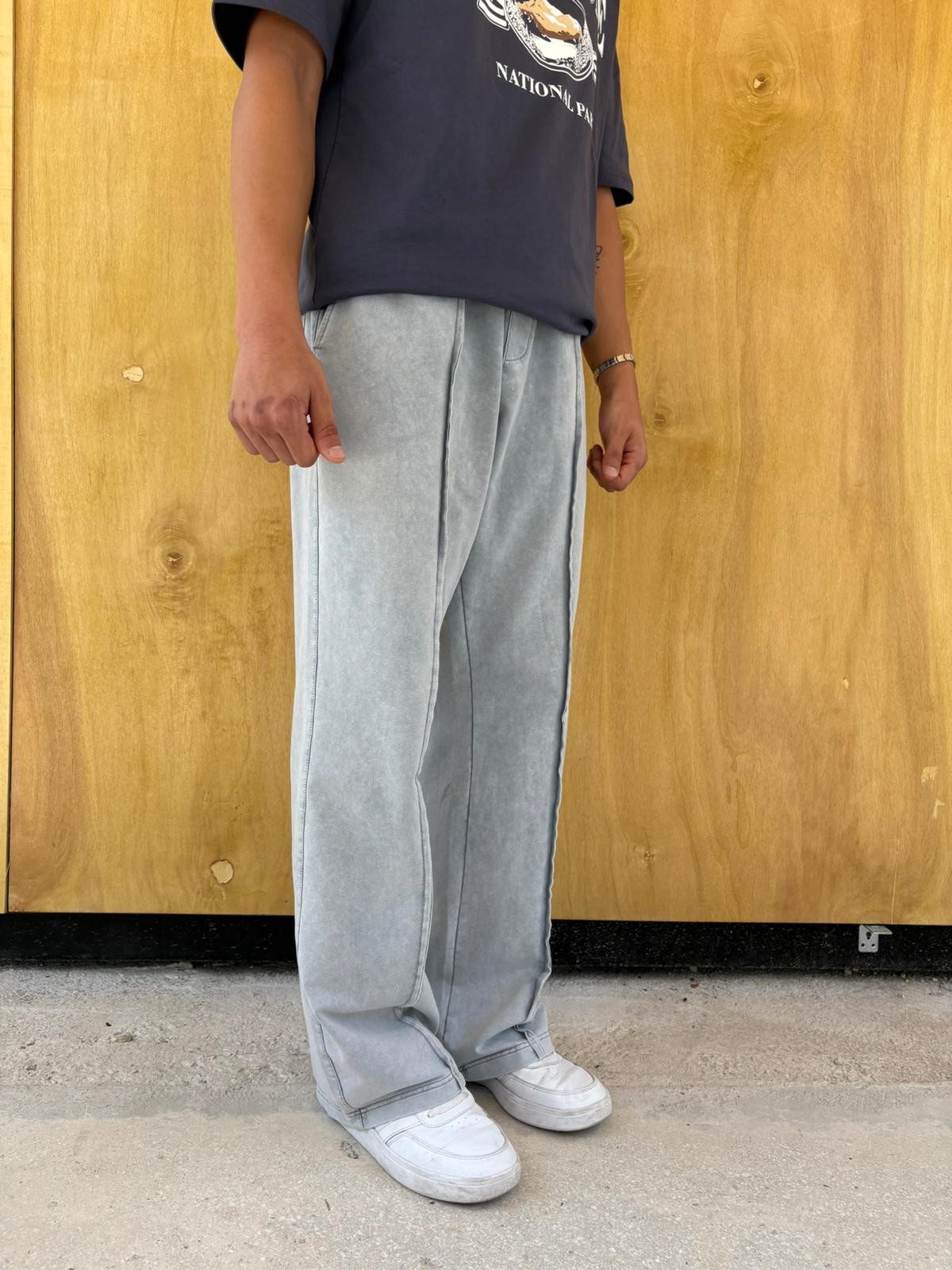 Light Washed Baggy Sweatpants