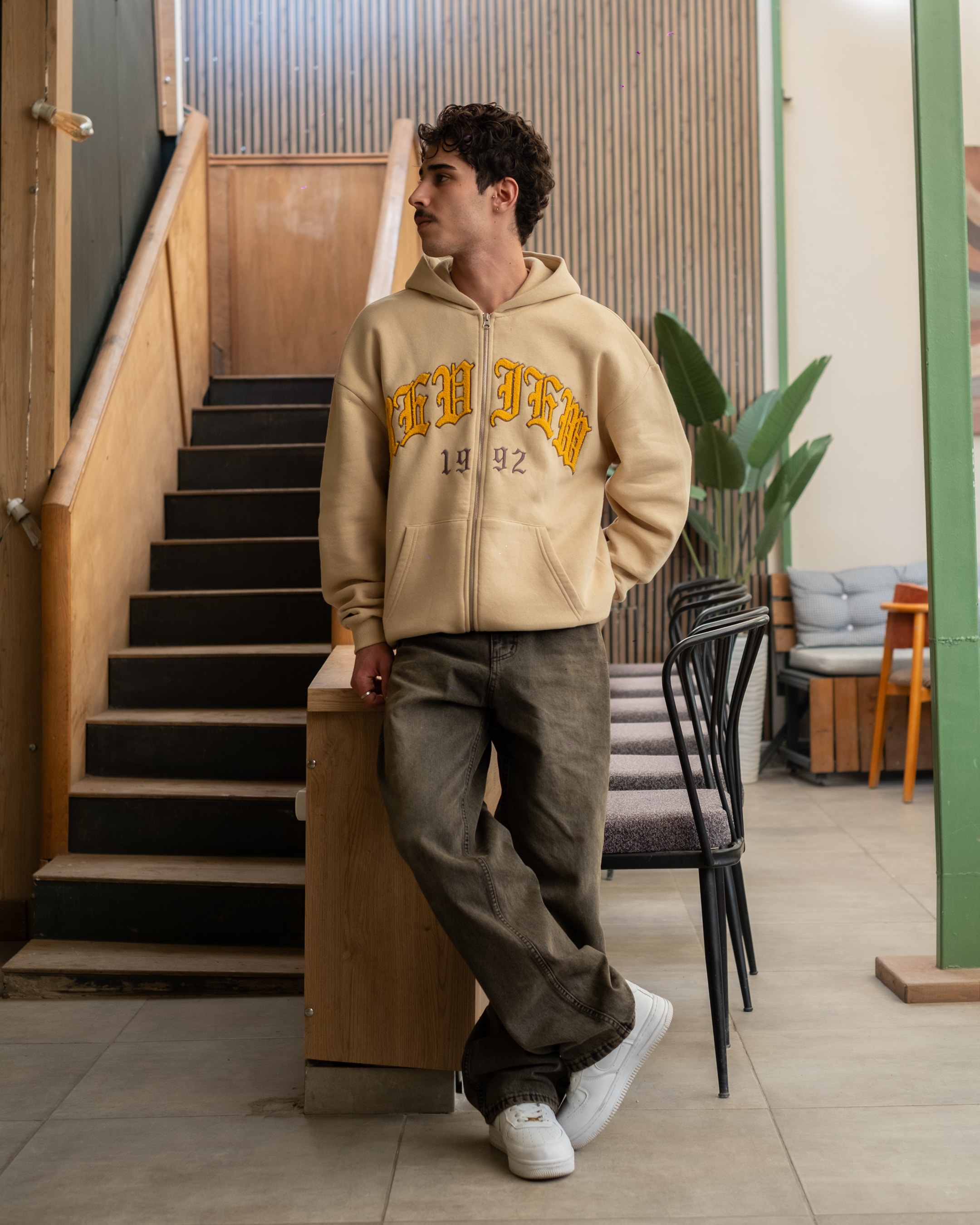 R. Premium Oversize Full Zip Hoodie