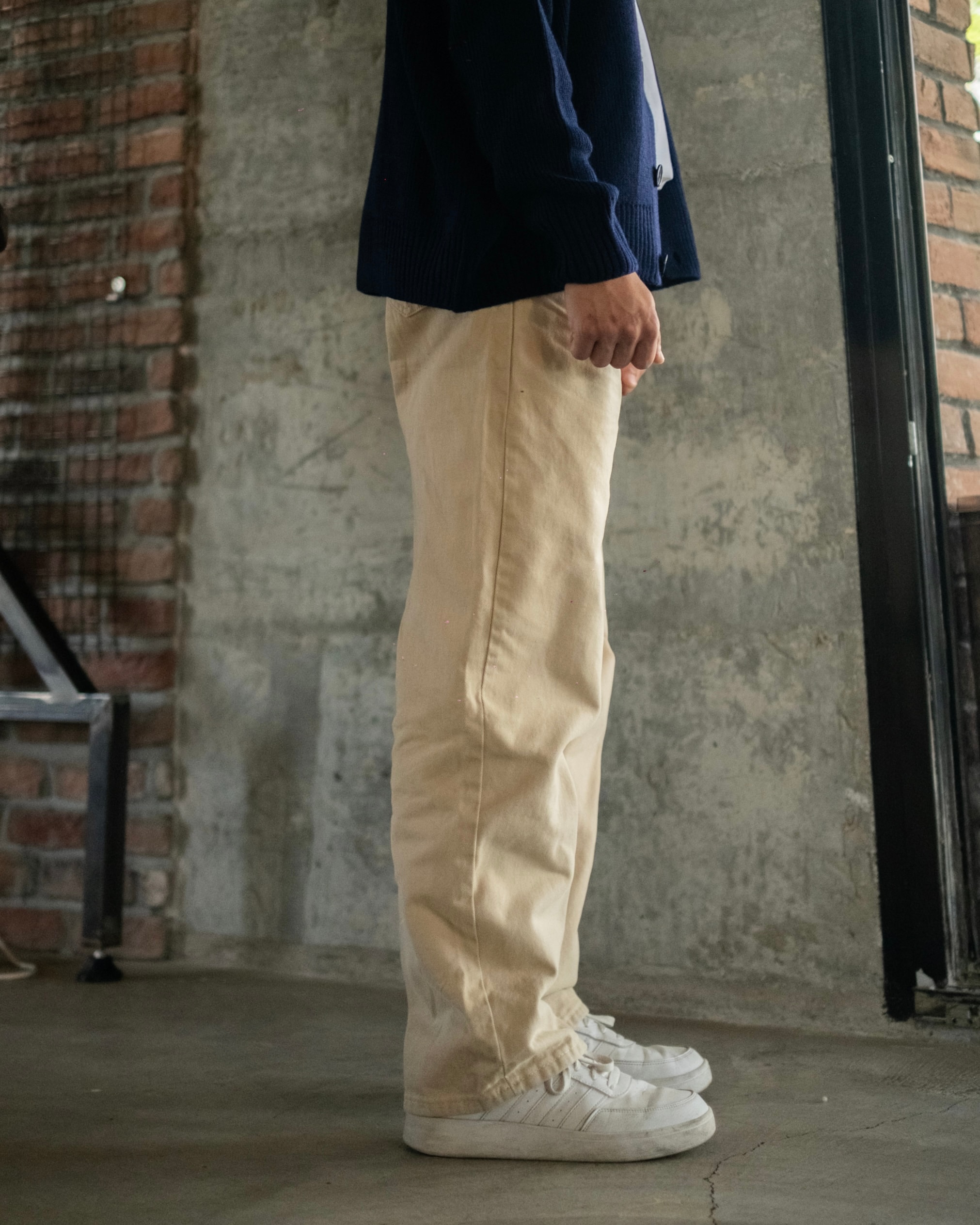 Krem Baggy Jeans