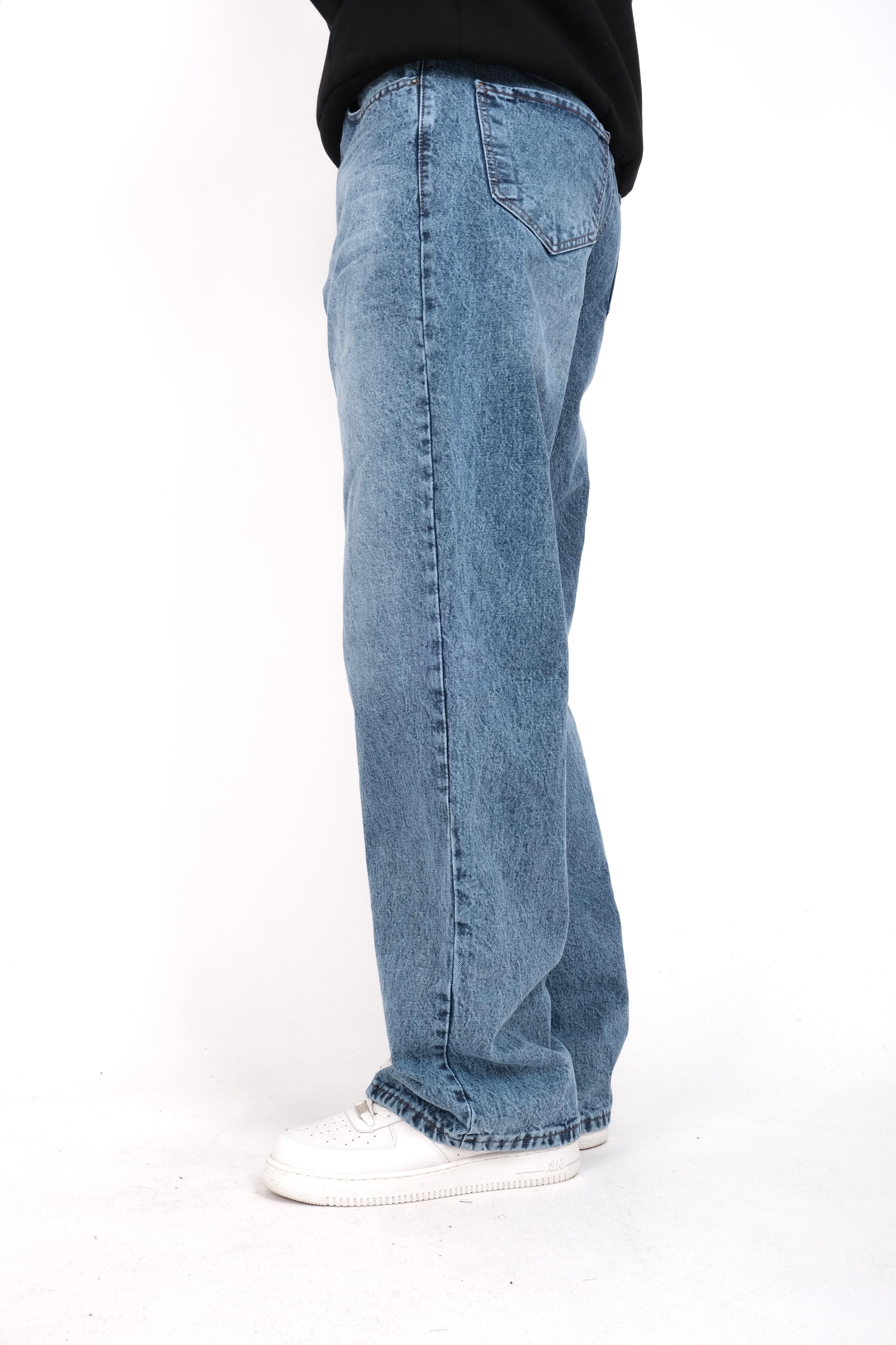 Baggy Jeans Washed Blue