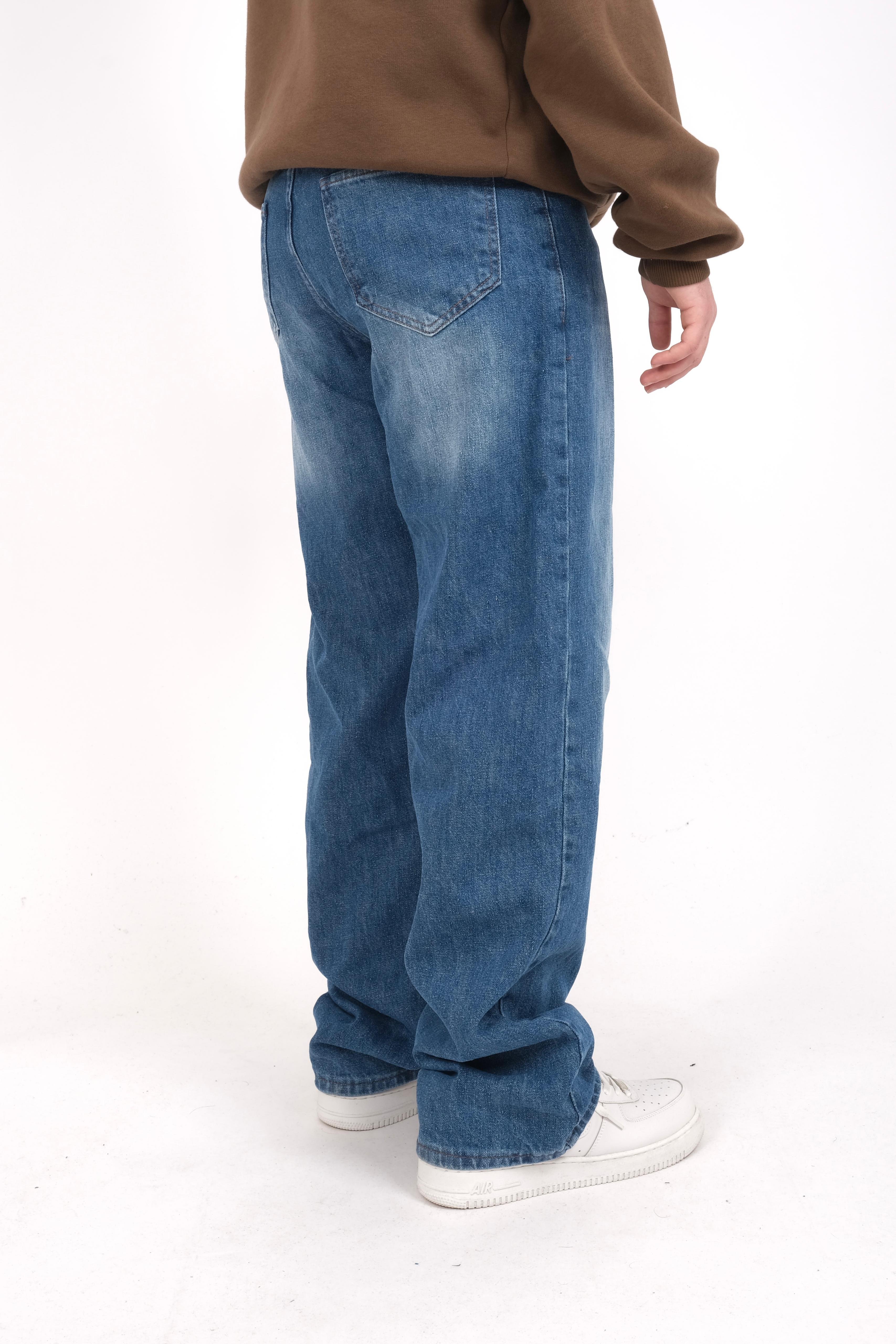 Baggy Jeans In Washed Blue