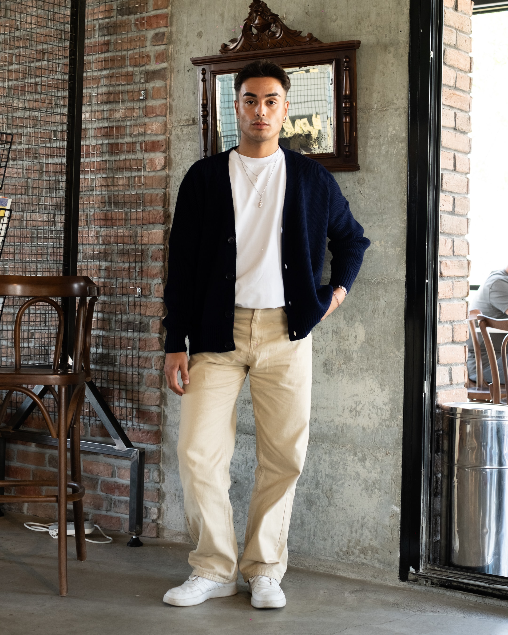 Krem Baggy Jeans