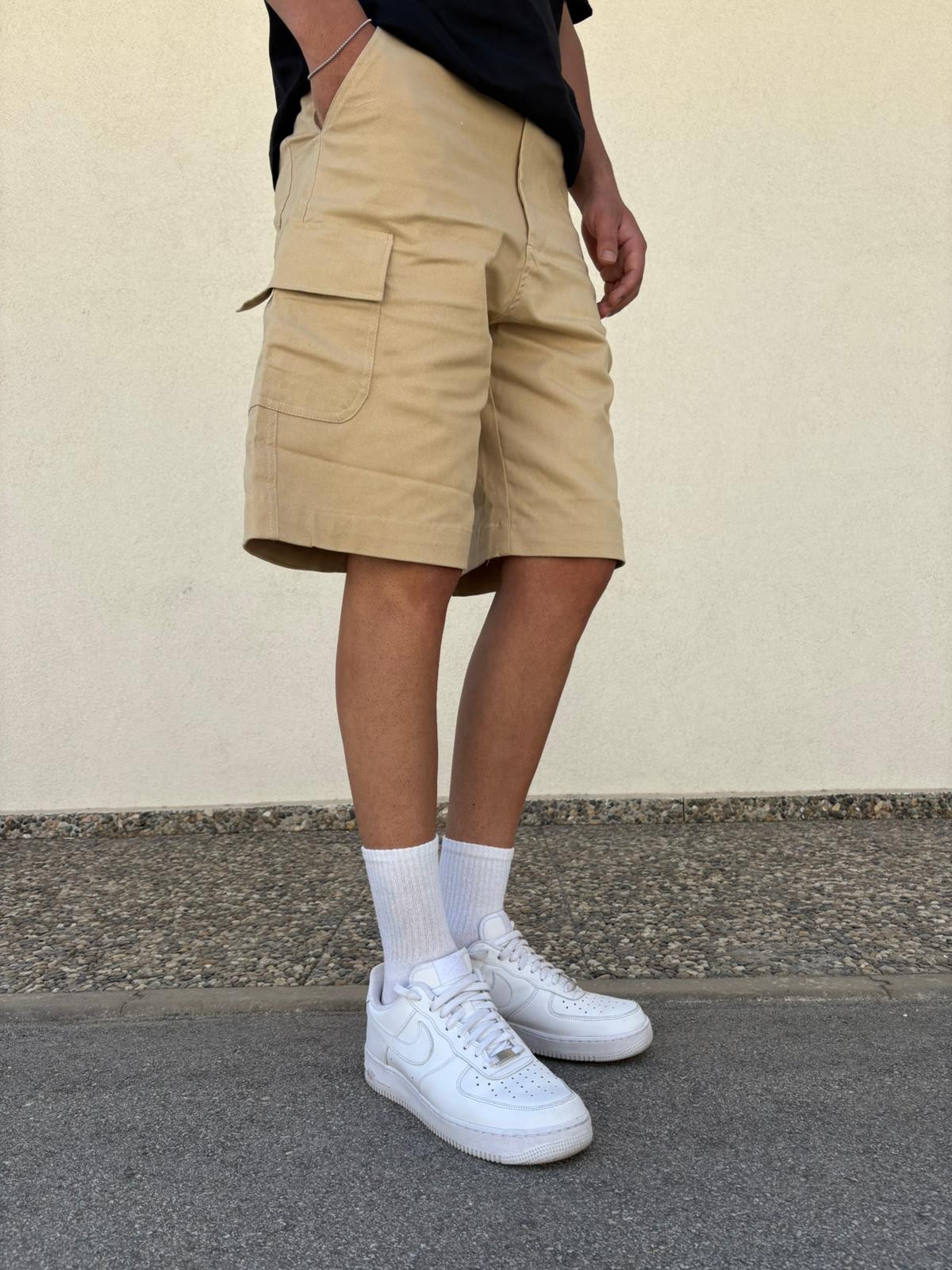 Baggy Cargo Short - Bej