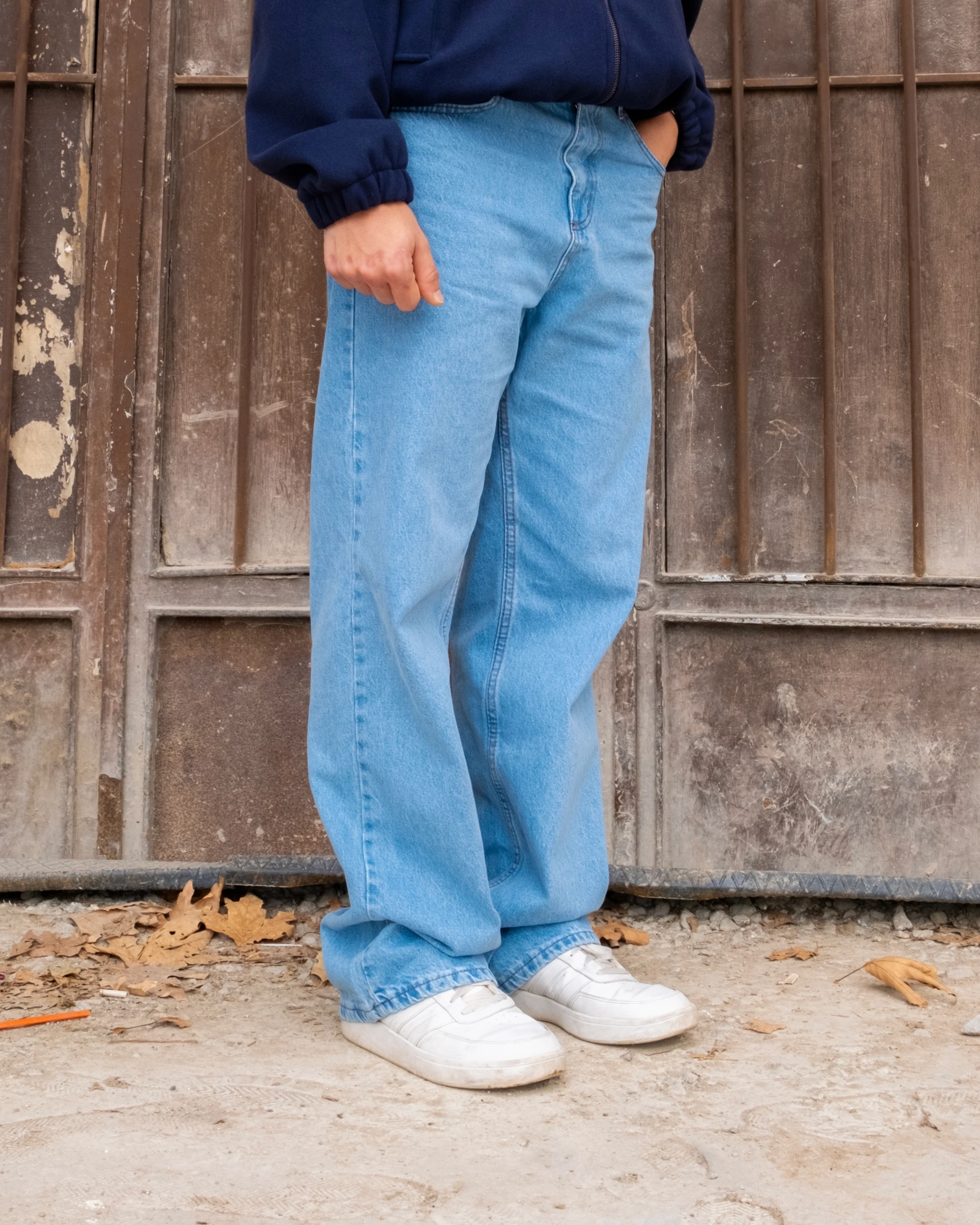 Light Blue Baggy Jeans Basic 