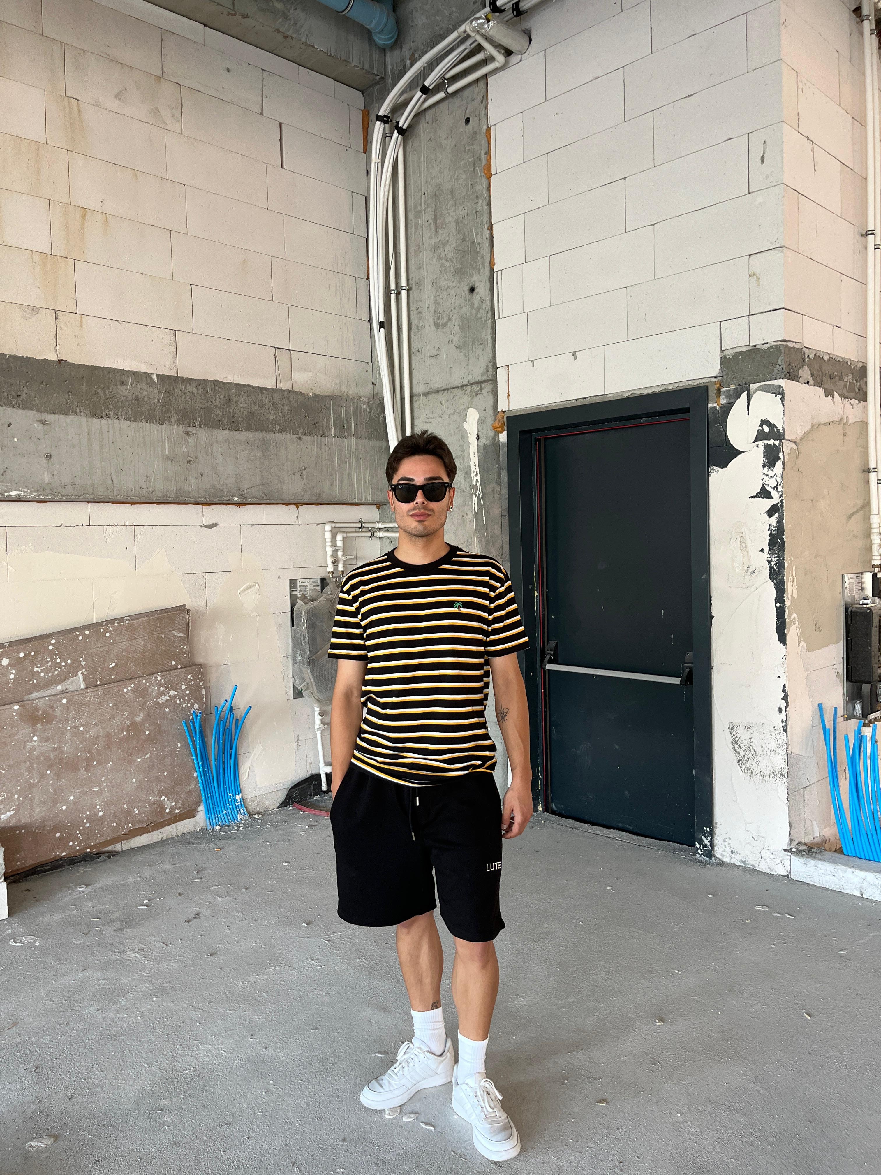 Çizgili Relaxed Fit T-Shirt