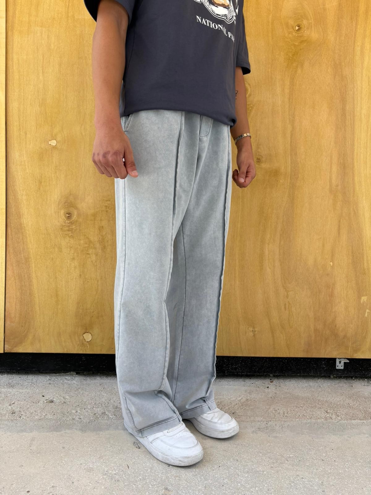 Light Washed Baggy Sweatpants