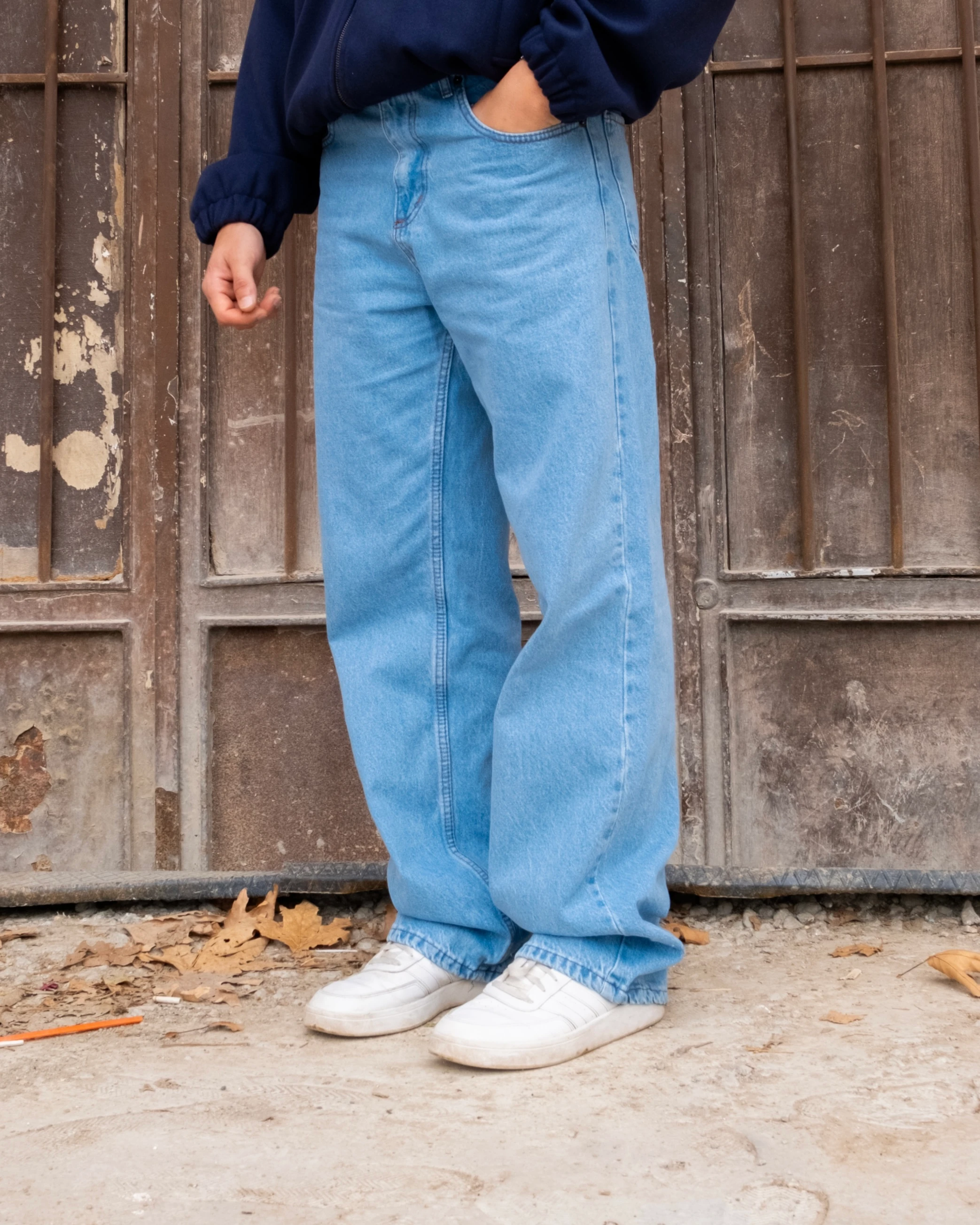 Light Blue Baggy Jeans Basic 