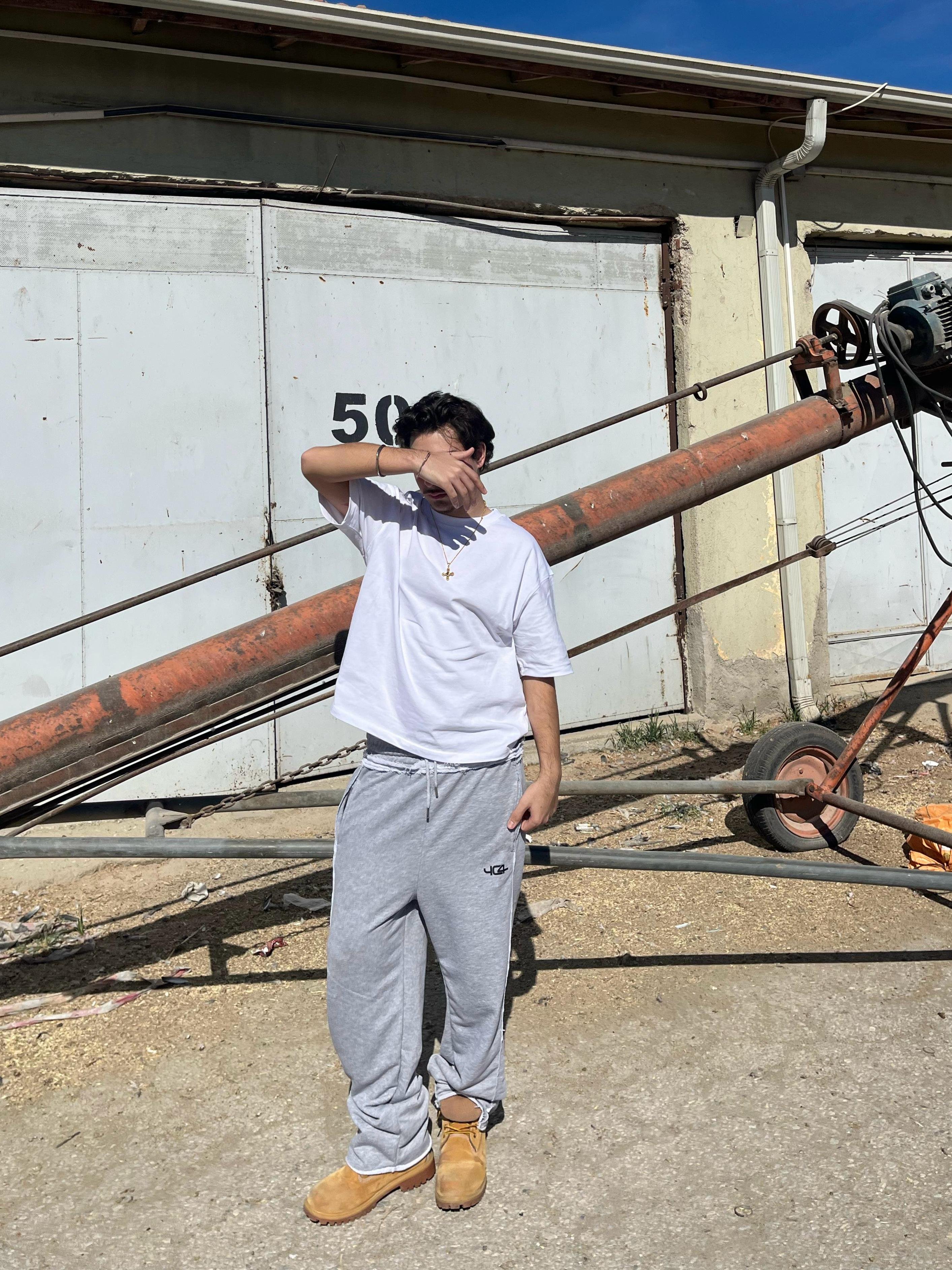White Basic Heavyweight Basic T-Shirt