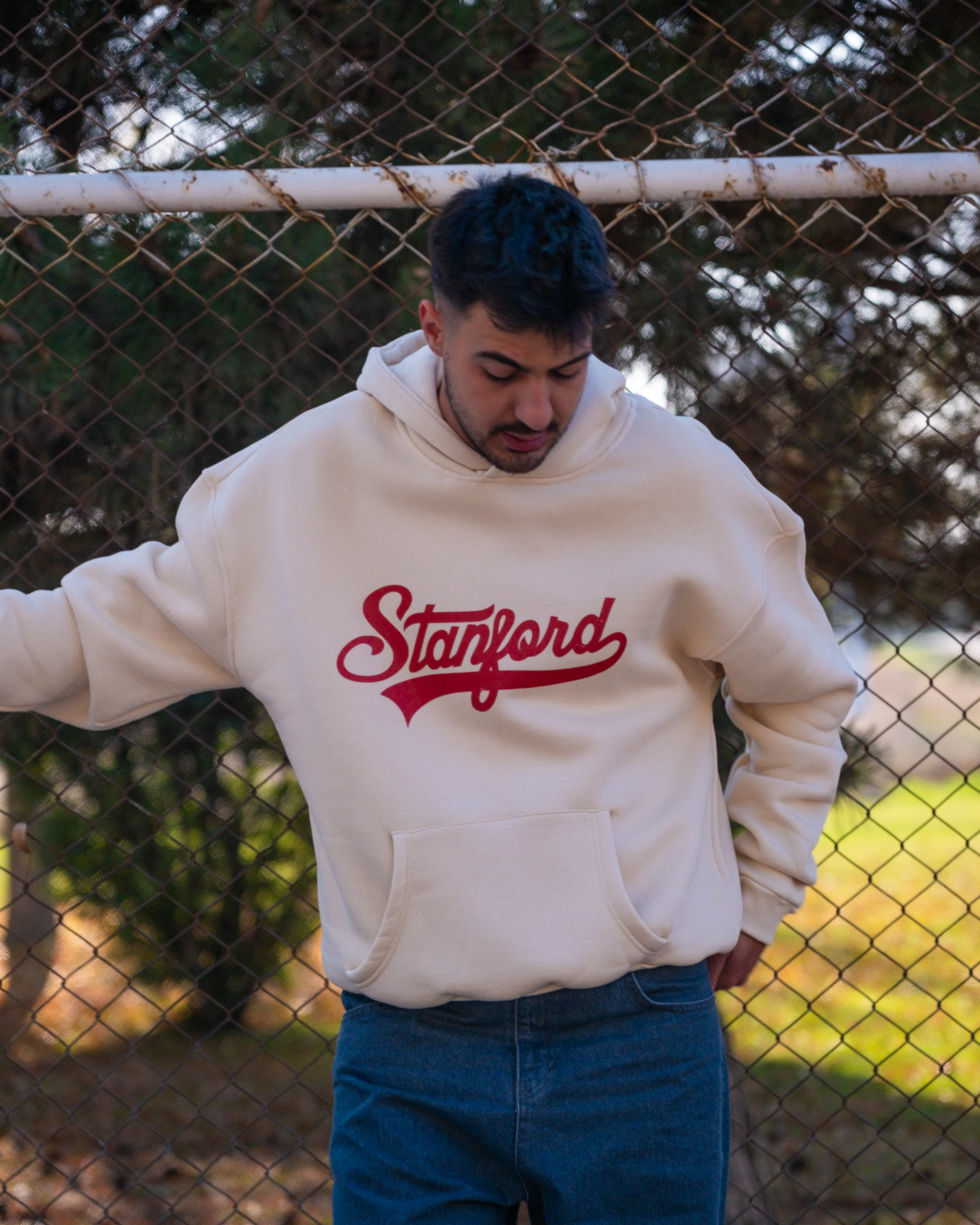 Stanford Print Oversize Hoodie