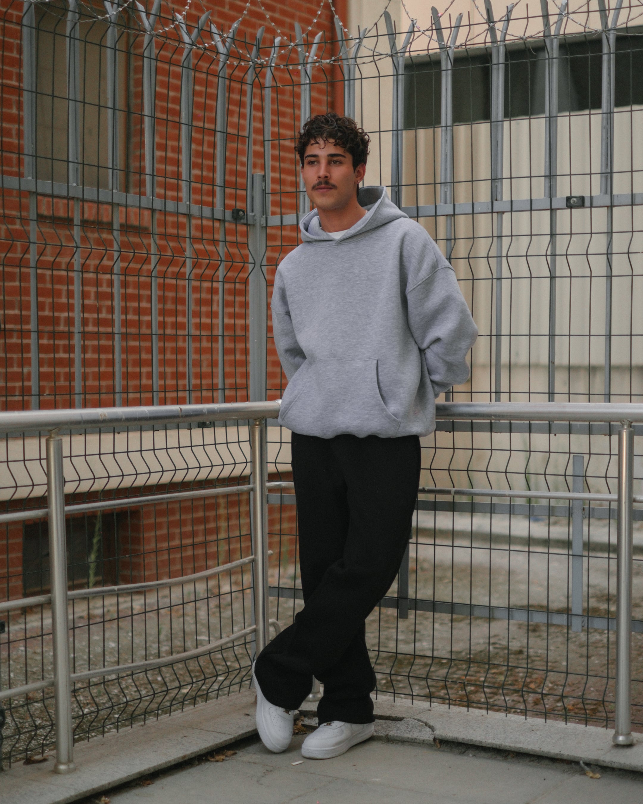 Basic Black Baggy Sweatpants - Kışlık
