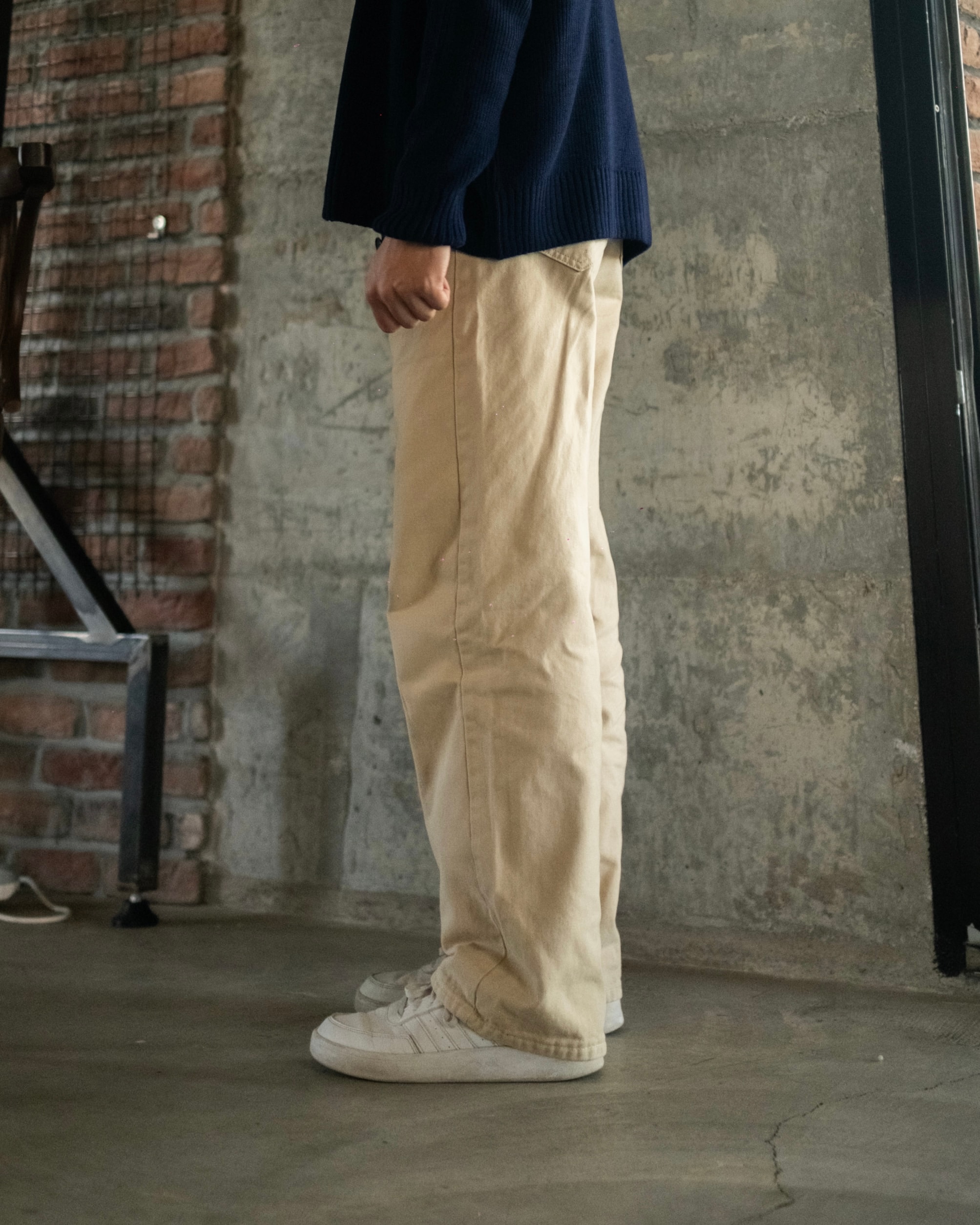 Krem Baggy Jeans