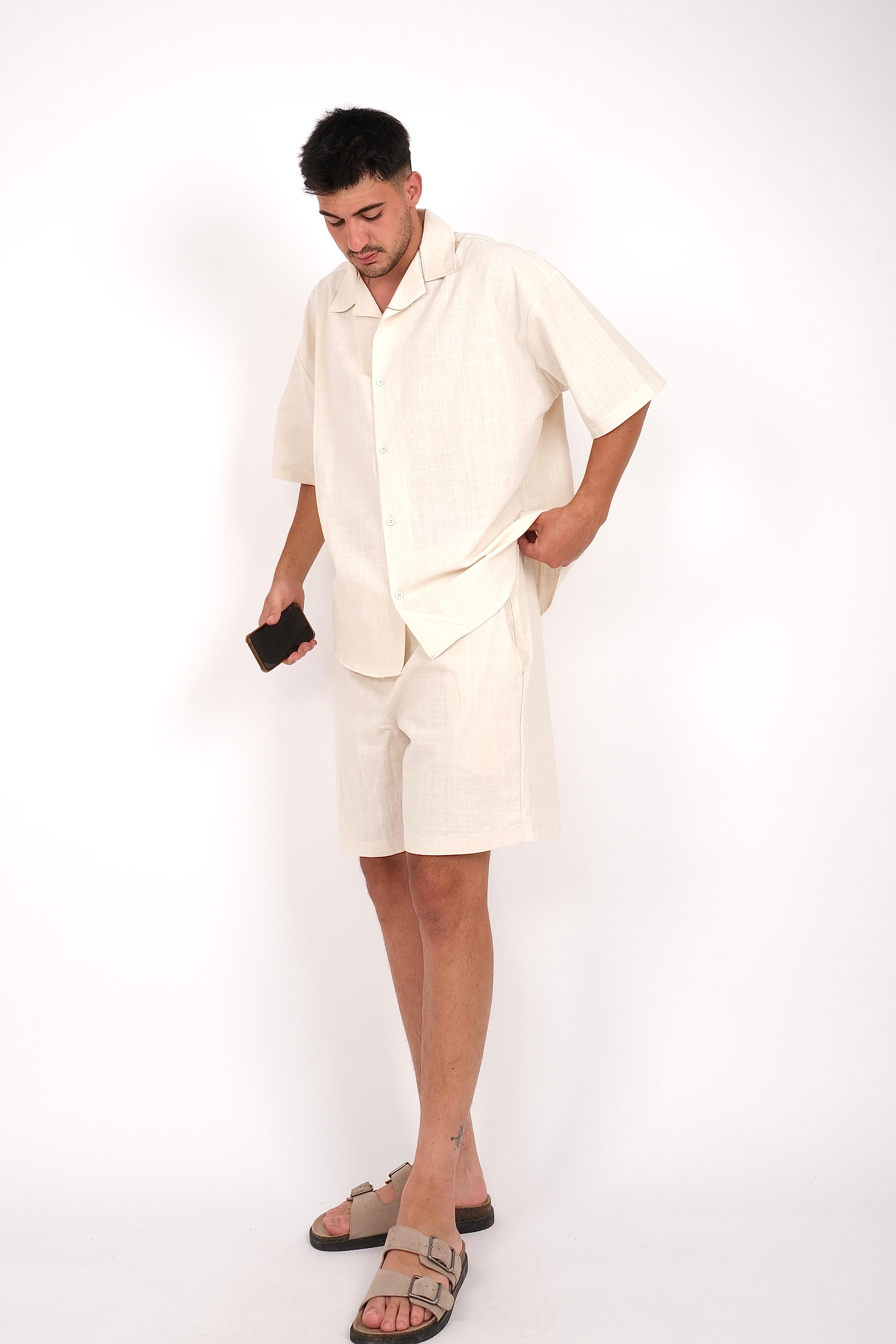 Krem keten relaxed short