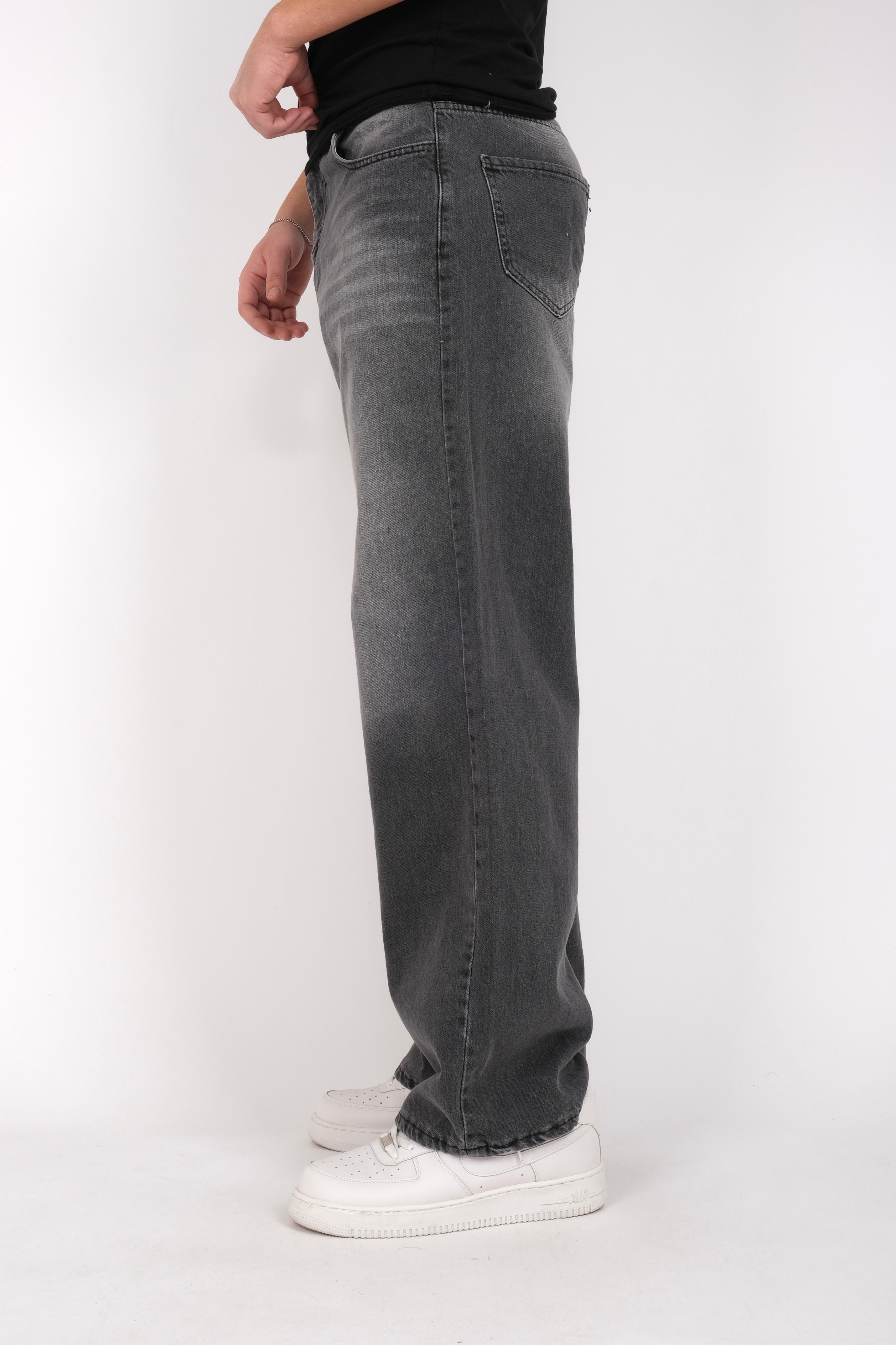 Dark Grey Baggy Jeans