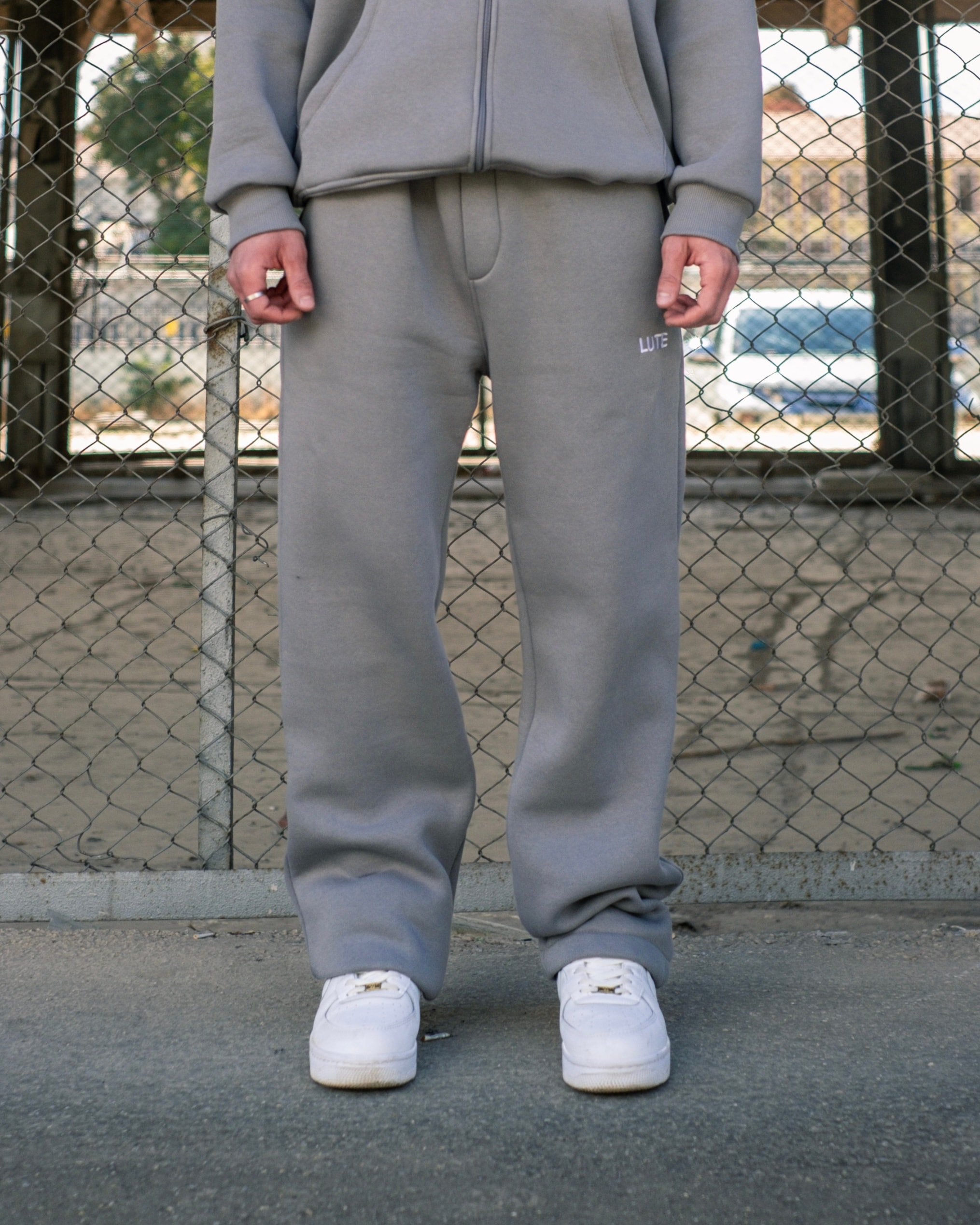 LUTE Premium Baggy Eşofman Altı-Duman Gri