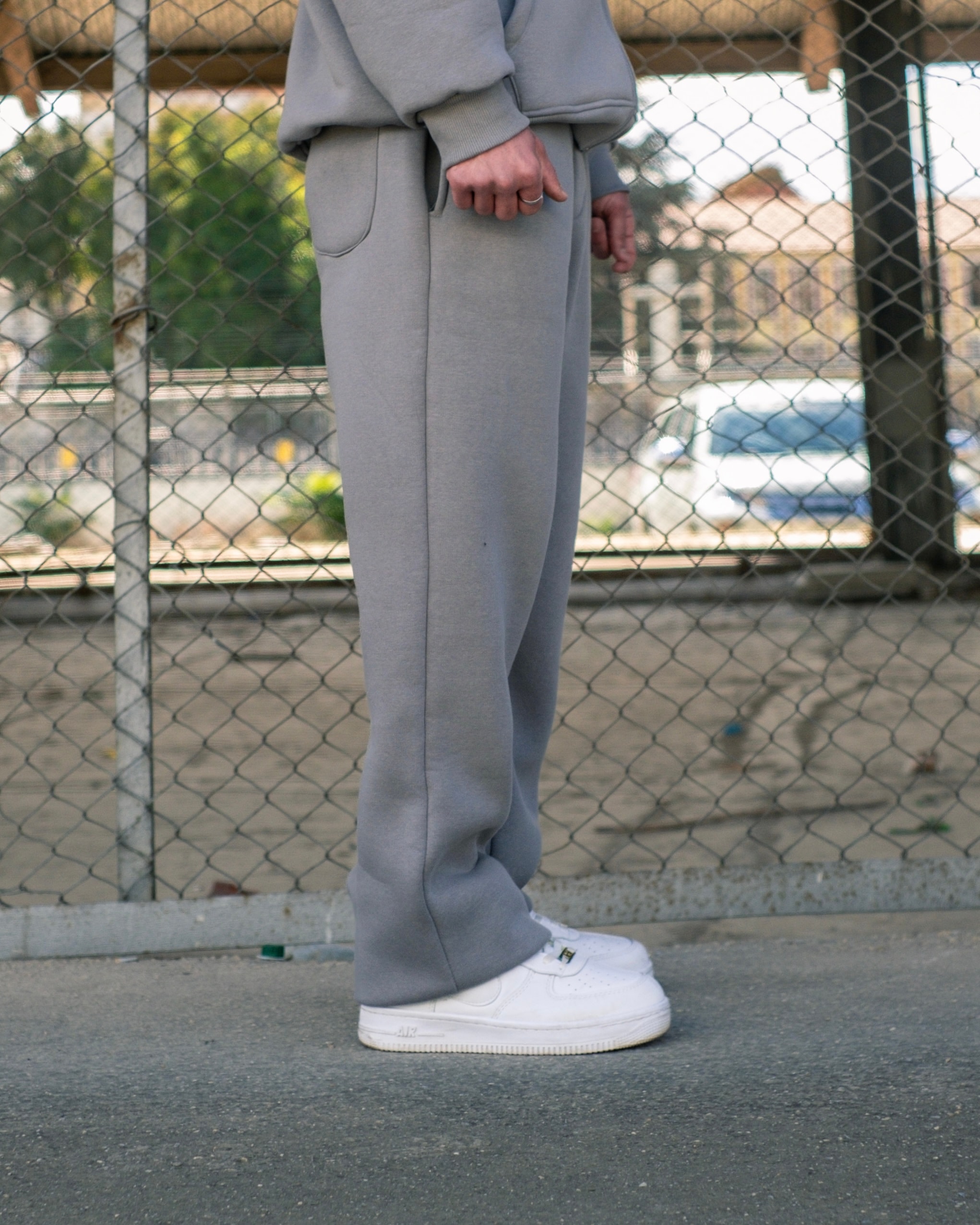 LUTE Premium Baggy Eşofman Altı-Duman Gri