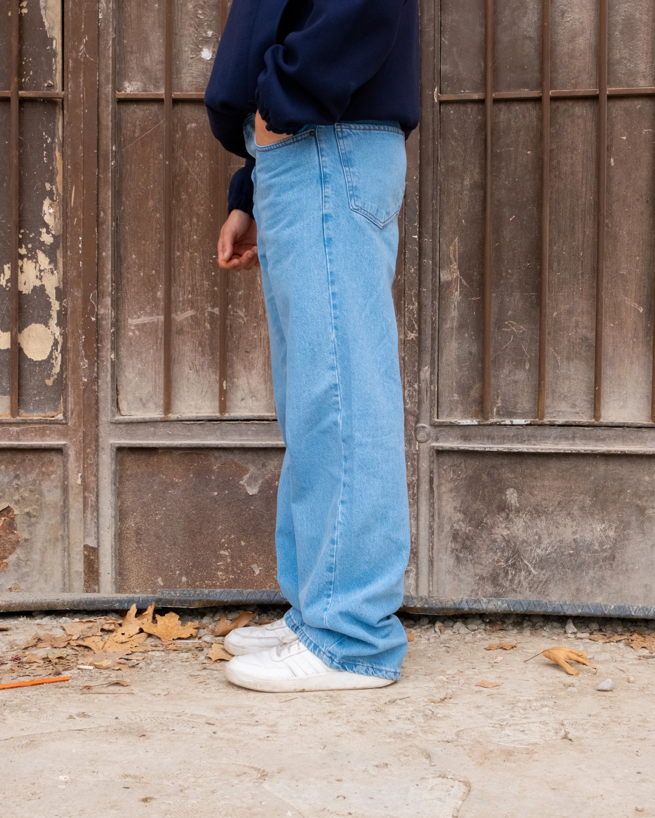 Light Blue Baggy Jeans Basic 