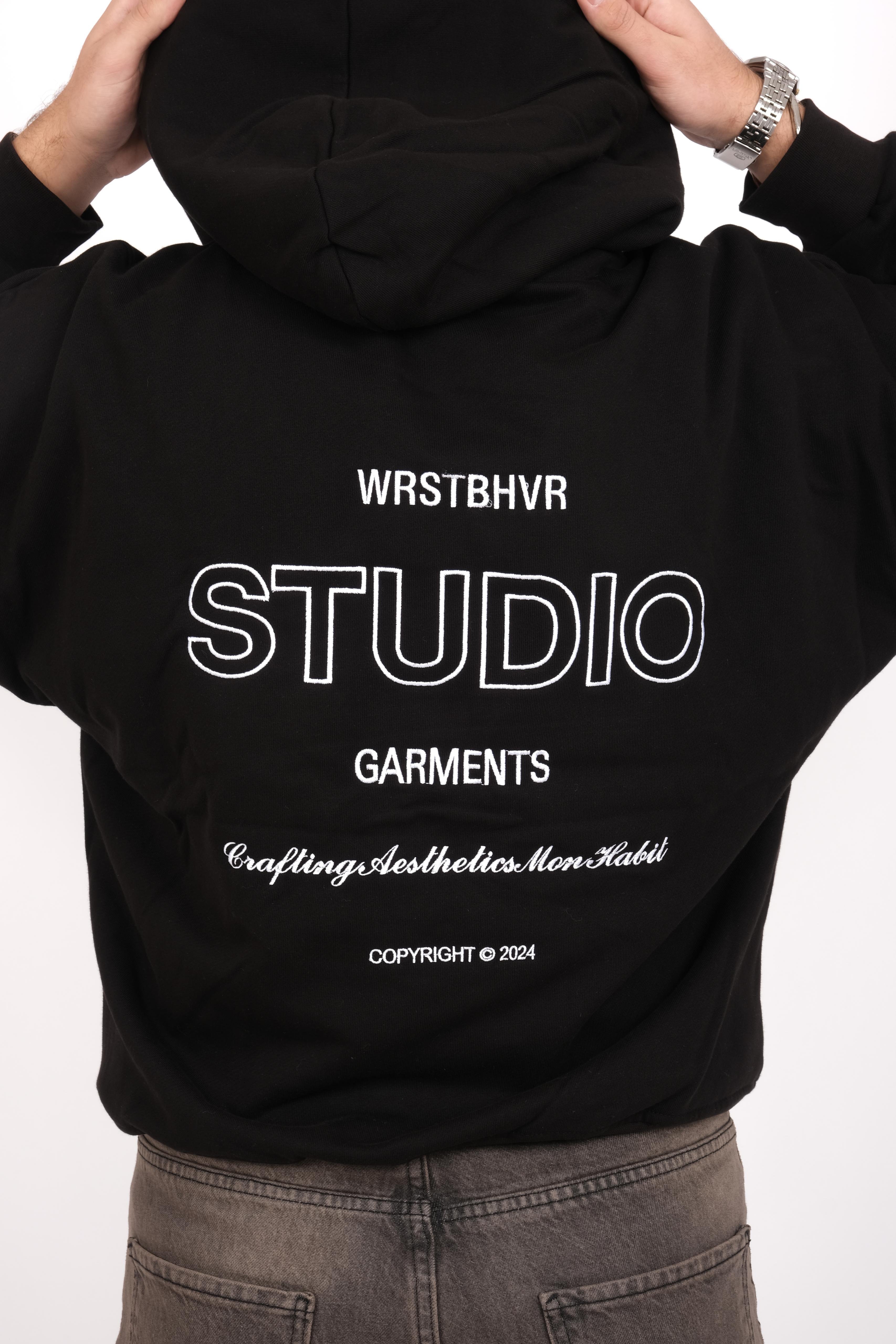 WRSTBHVR Printed Oversize Hoodie