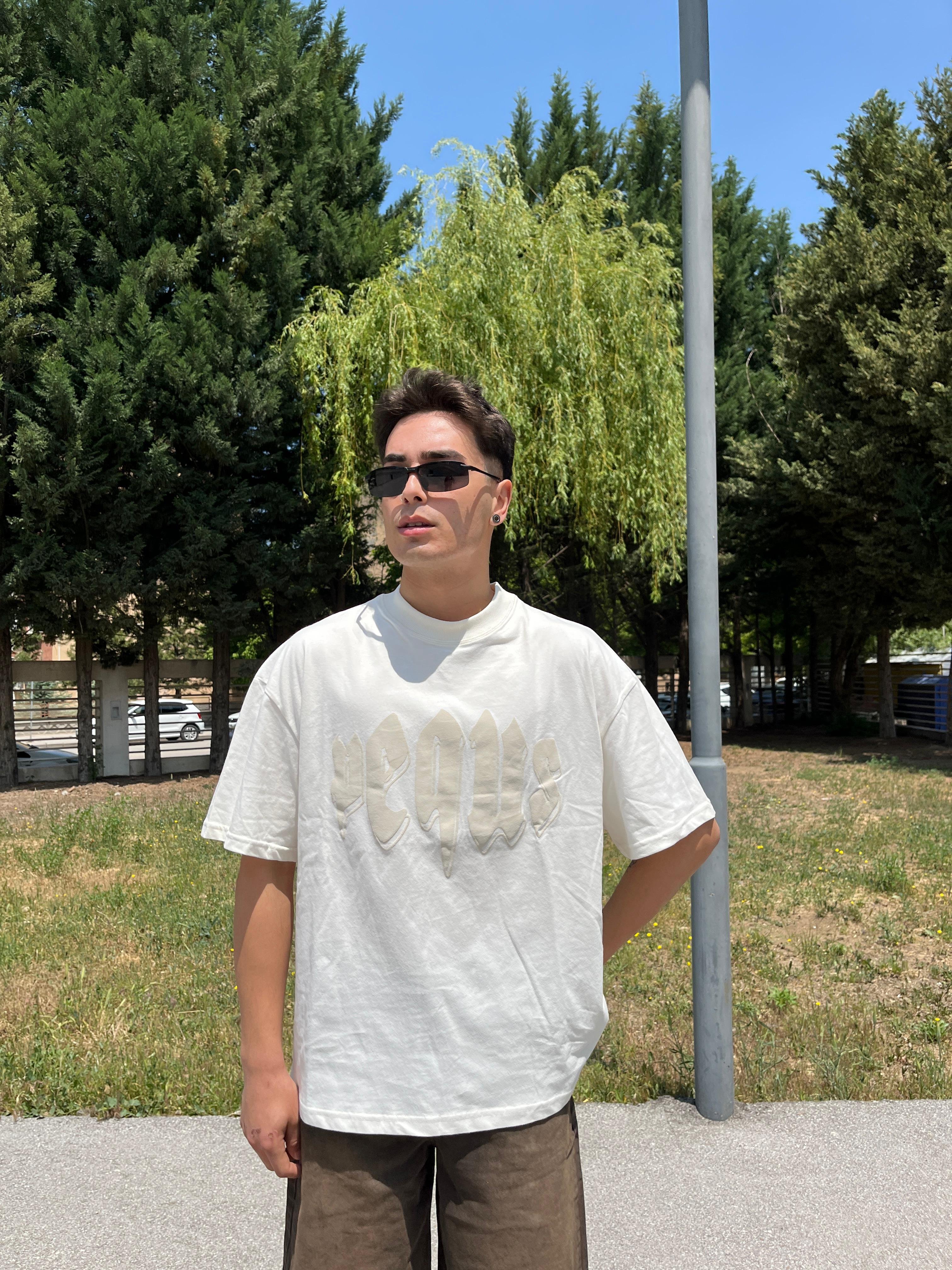 Cream Premium Oversize T-Shirt- Unisex