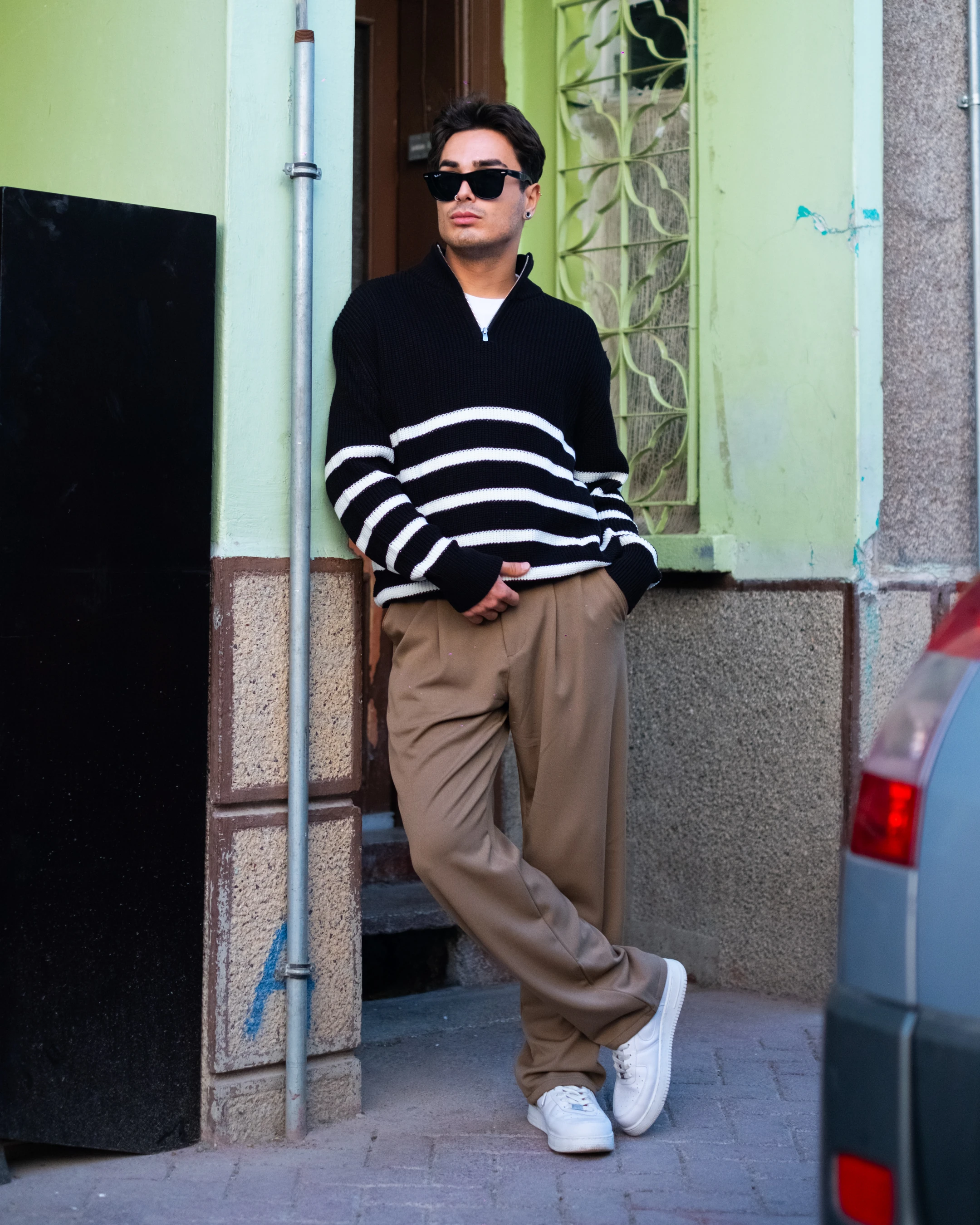 Vizon Baggy Kumaş Pantolon Kışlık