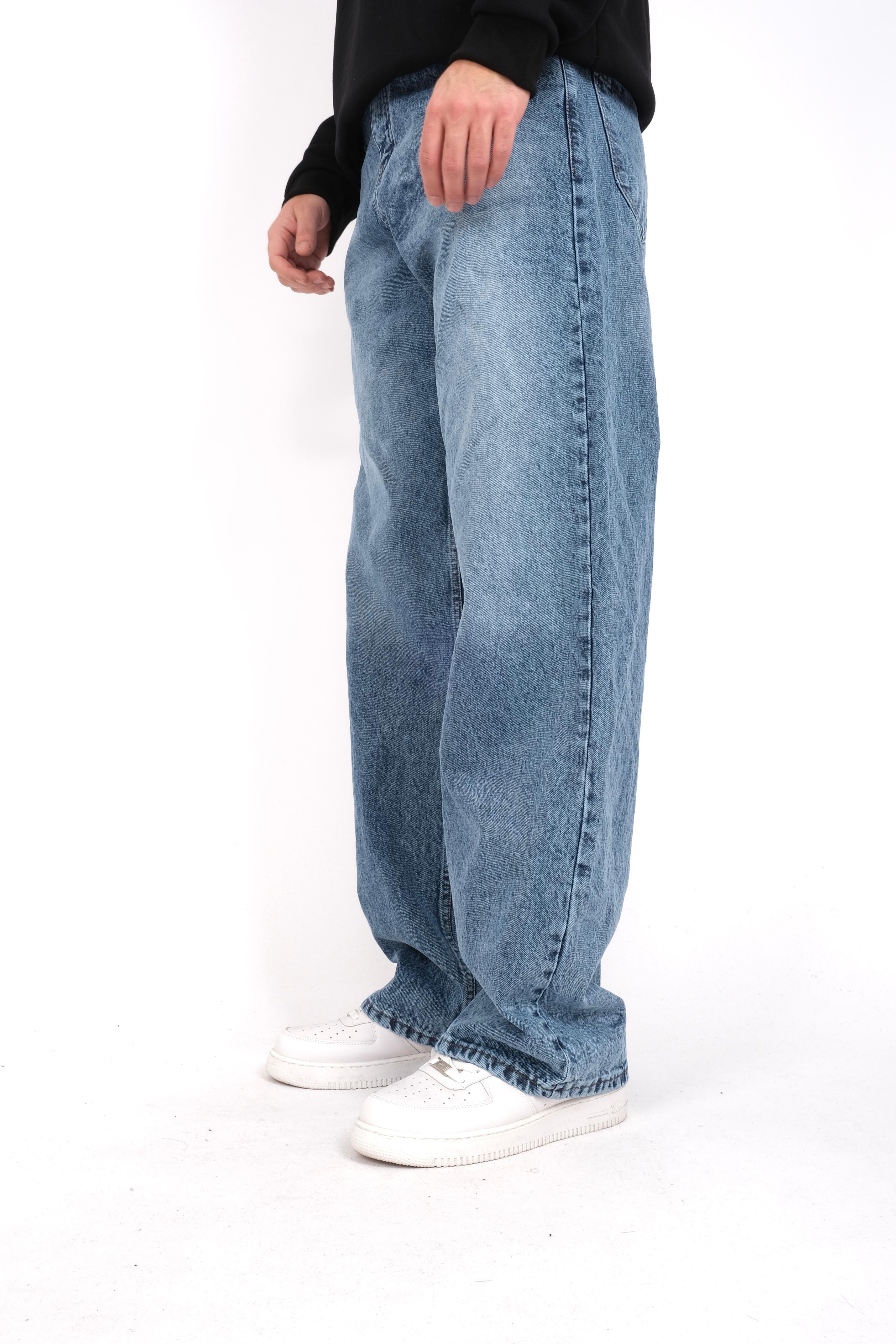 Baggy Jeans Washed Blue