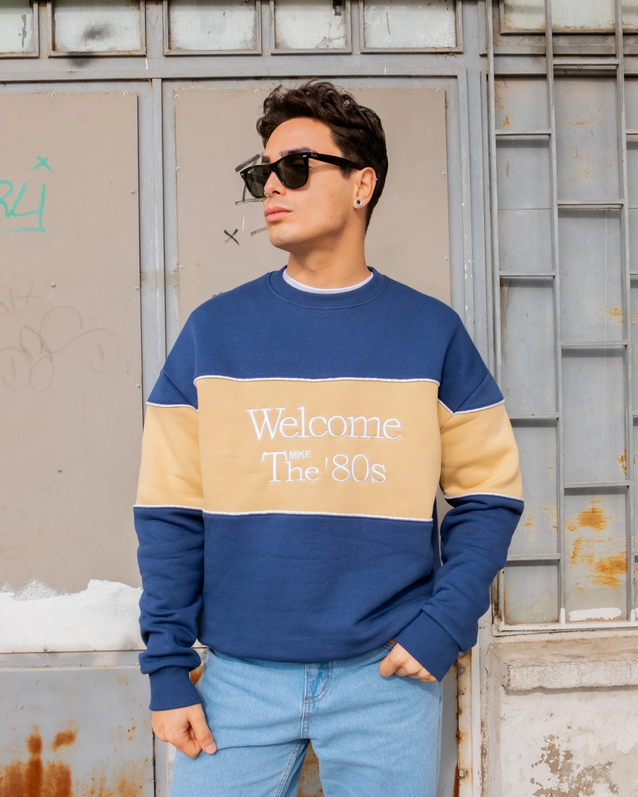 Welcome 80's Oversize Unisex Sweatshirt
