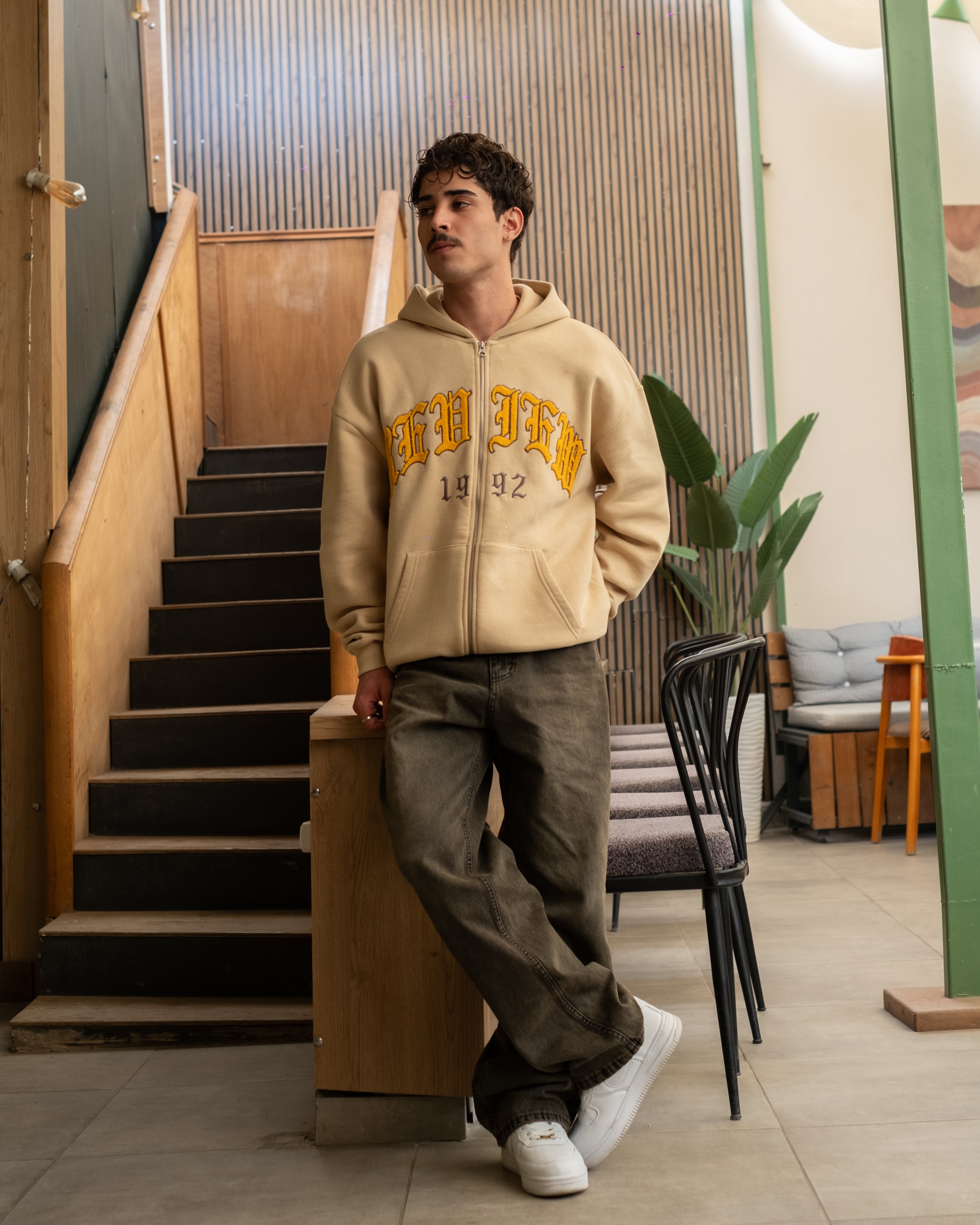 R. Premium Oversize Full Zip Hoodie