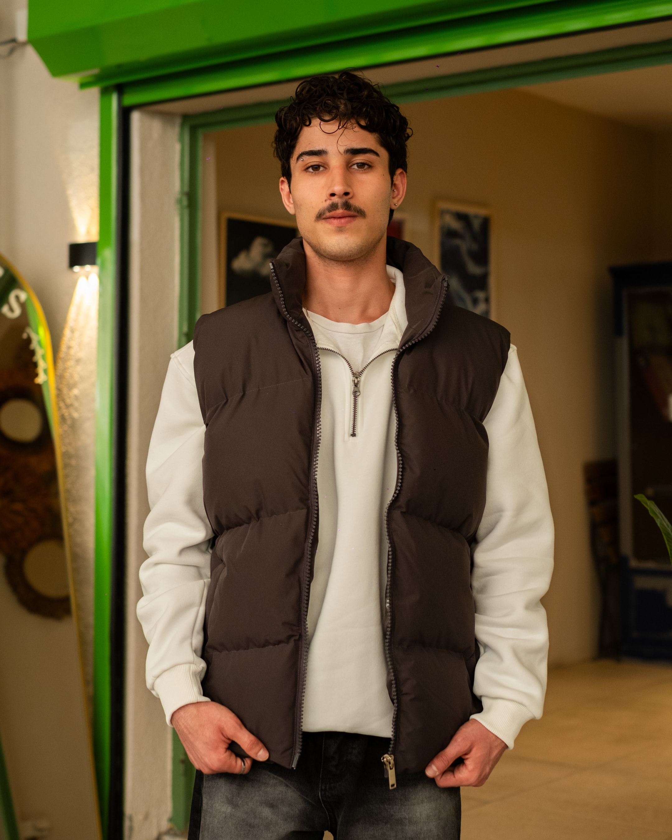 Füme Relaxed Şişme Yelek
